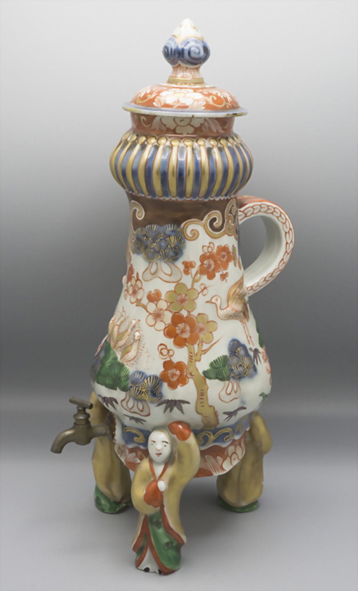 Kutani-Porzellan Teewasserspender / A Kutani porcelain tea water dispenser, Japan ... - Bild 2 aus 4