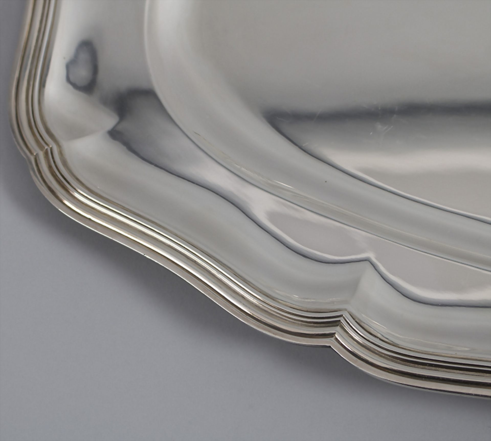 Ovale Platte / An oval silver plate, Copin, Paris, um 1925 - Image 2 of 5