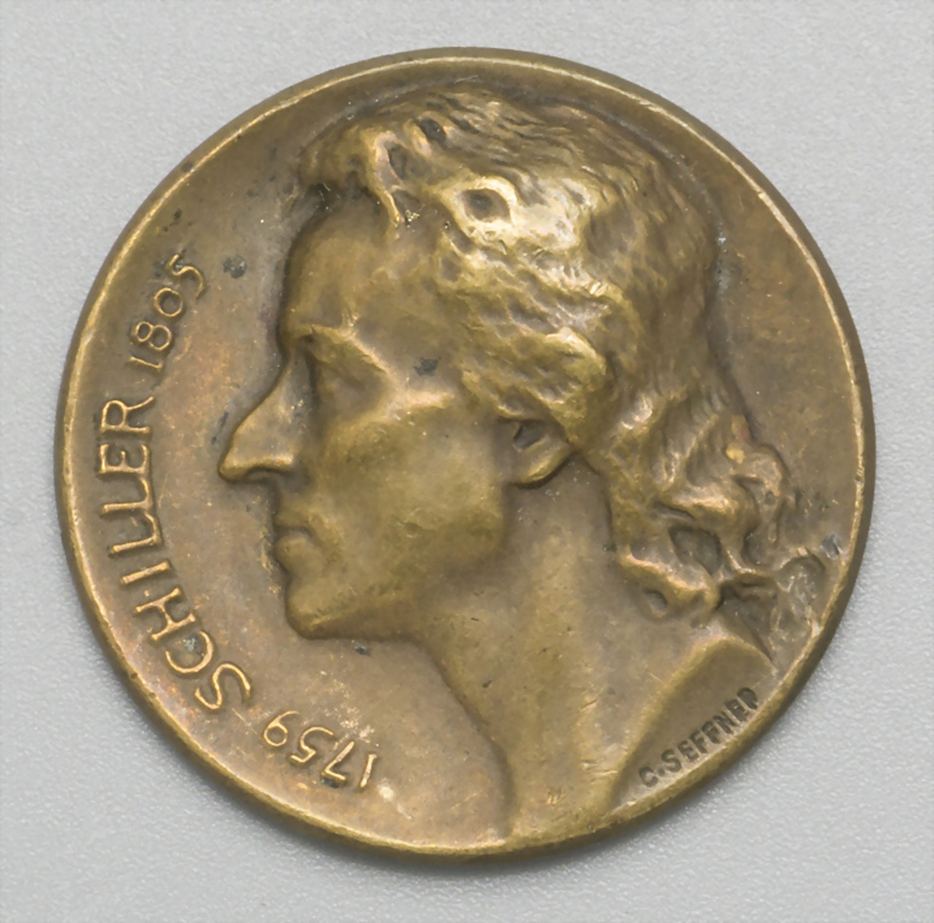 Medaille 'Friedrich Schiller', 1905