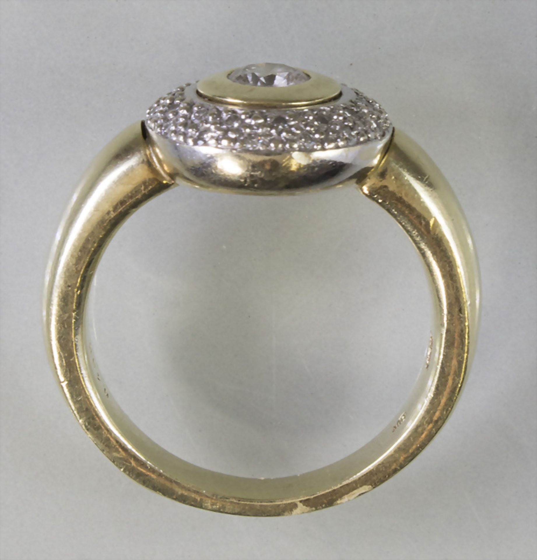 Brillant Damenring / A brilliant ladies 14k gold ring - Bild 3 aus 4