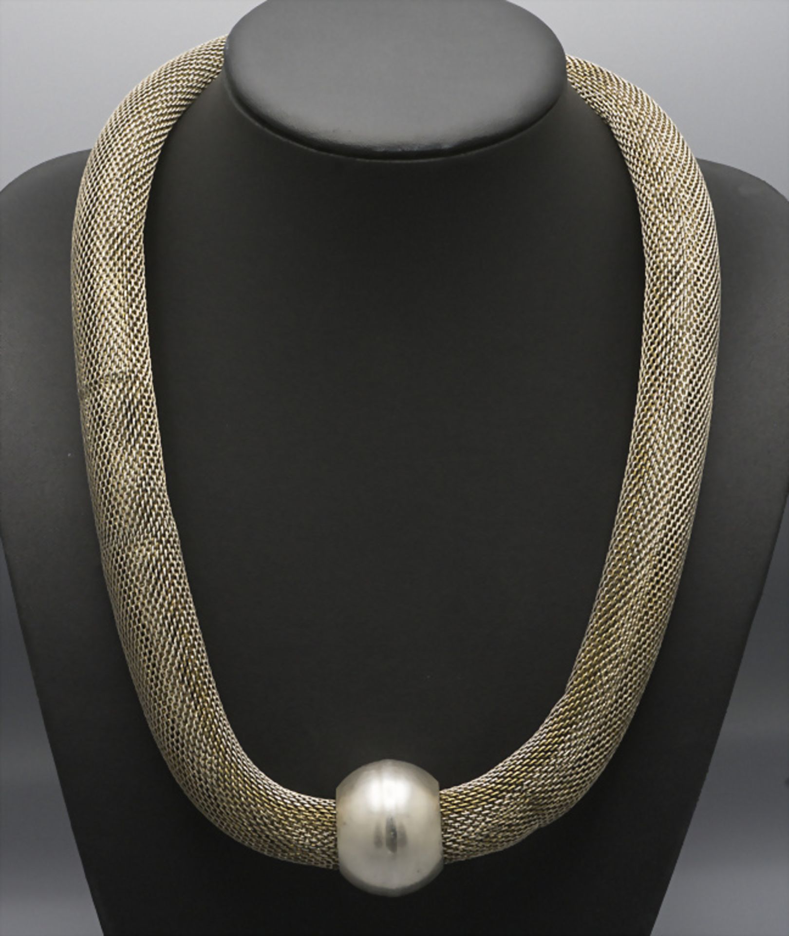 Silber Collier / A silver necklace, 20. Jh.