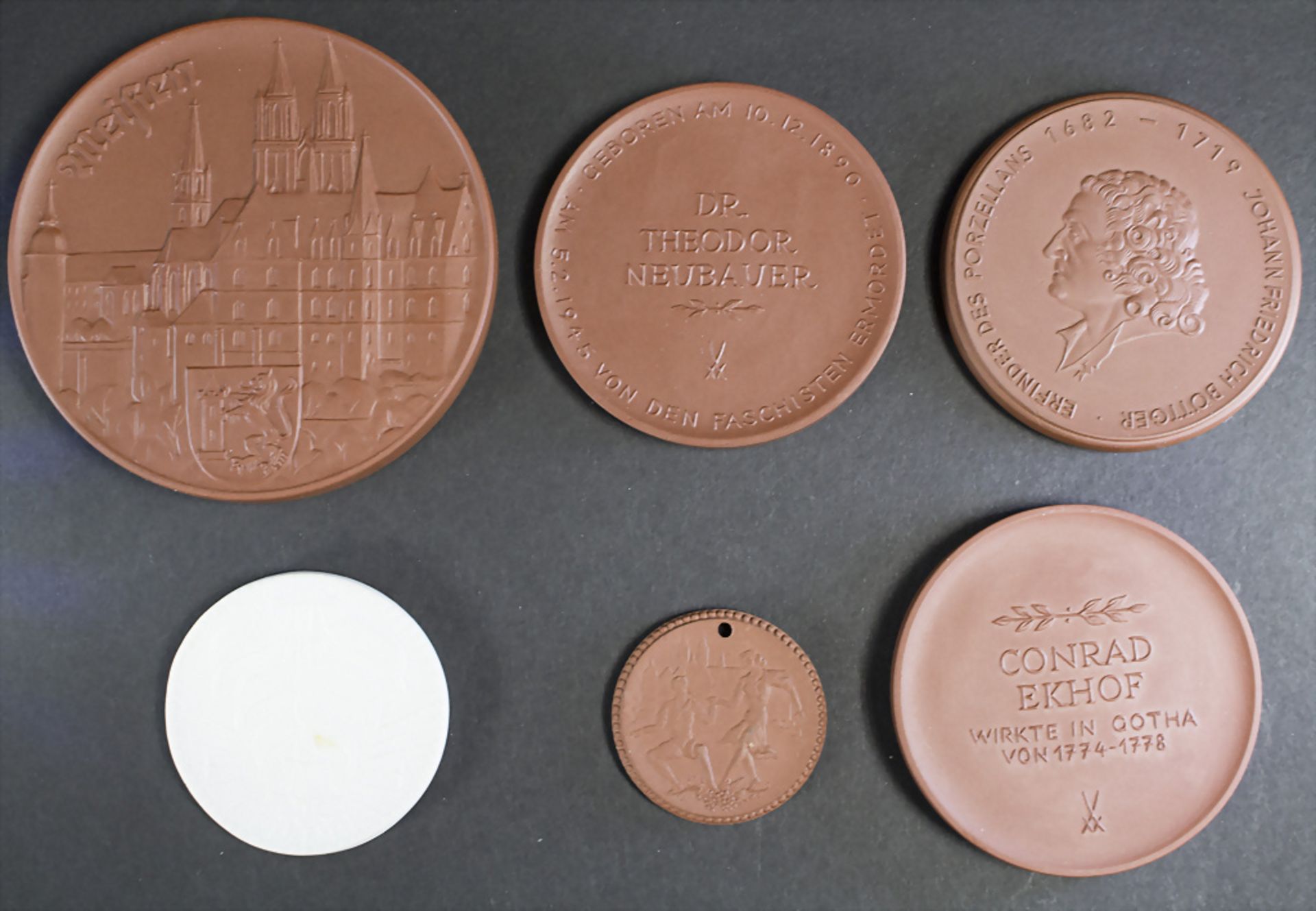 Konvolut Medaillen / A set of medals, Meissen - Image 2 of 2