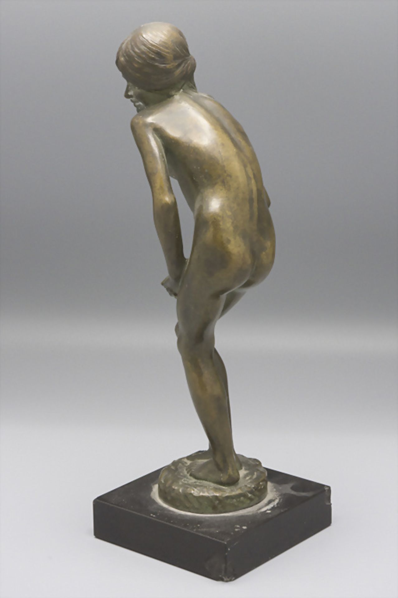 Anders Leonard Zorn (1860-1920), Weiblicher Jugendstil Akt / An Art Nouveau bronze sculpture ... - Image 2 of 8