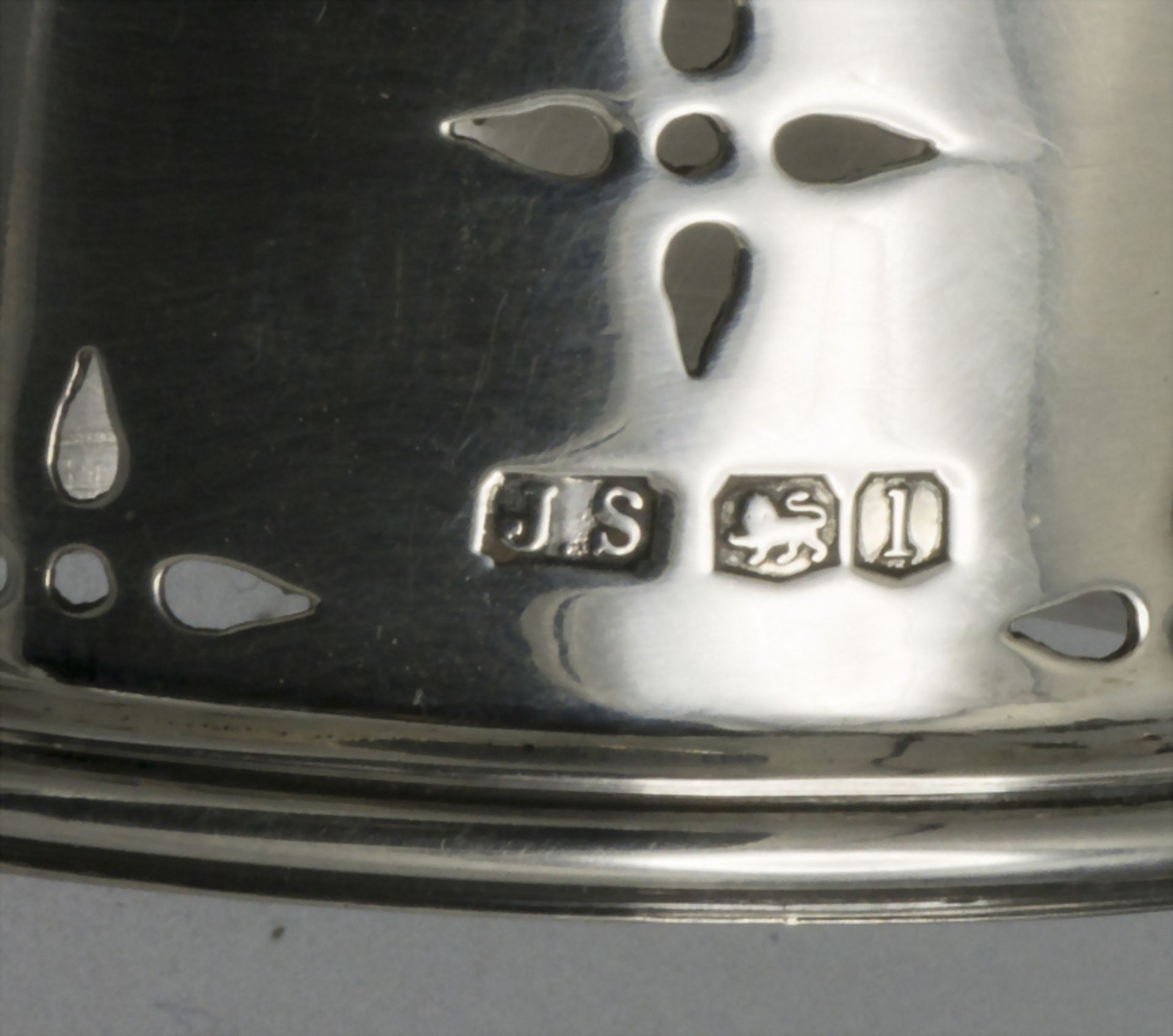 Zuckerstreuer / A silver sugar caster, Stevenson & Law, Sheffield, 1903 - Bild 5 aus 6