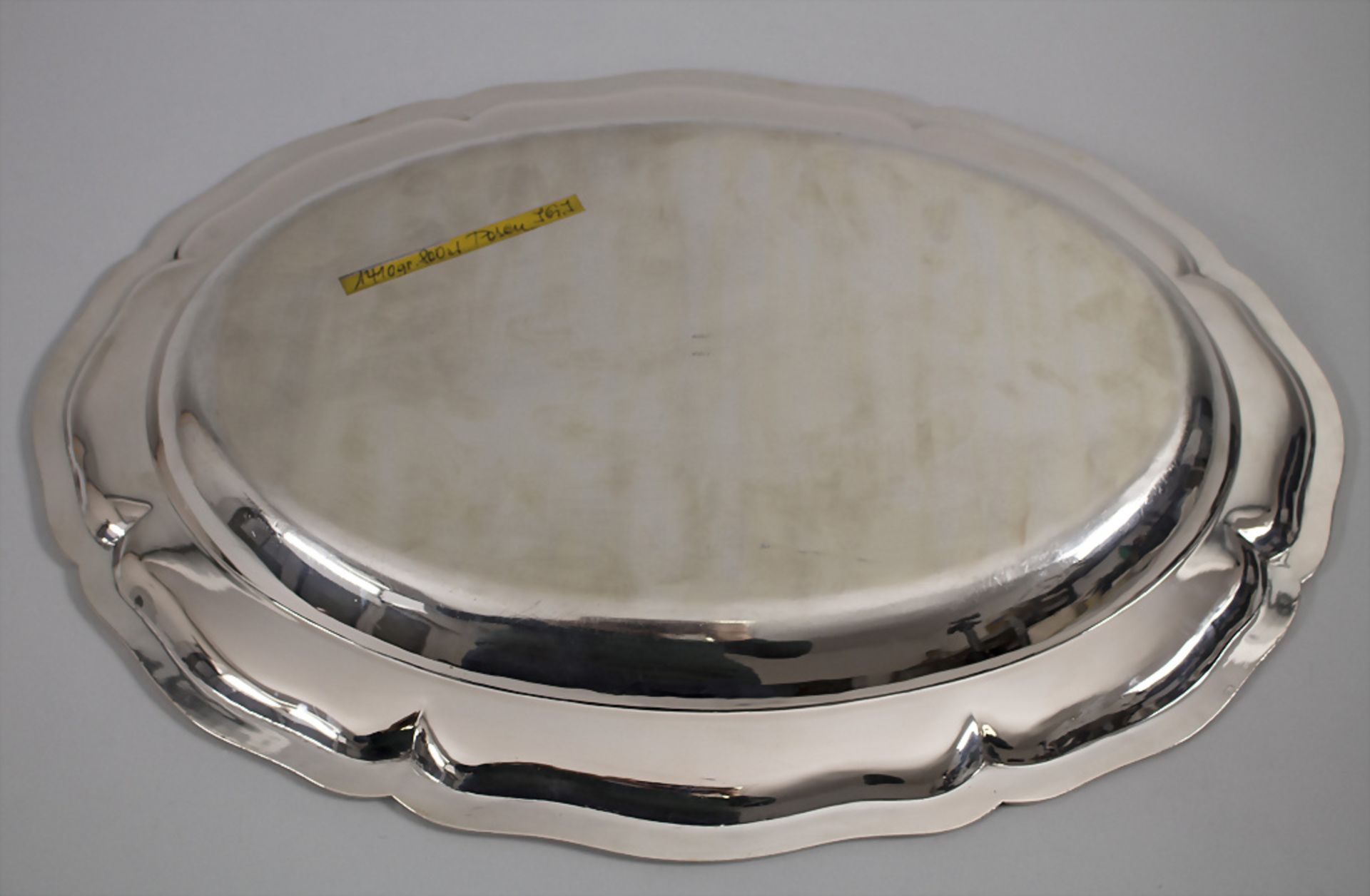 Ovale Platte / An oval silver plate, Posen, Frankfurt am Main, um 1920 - Image 3 of 4