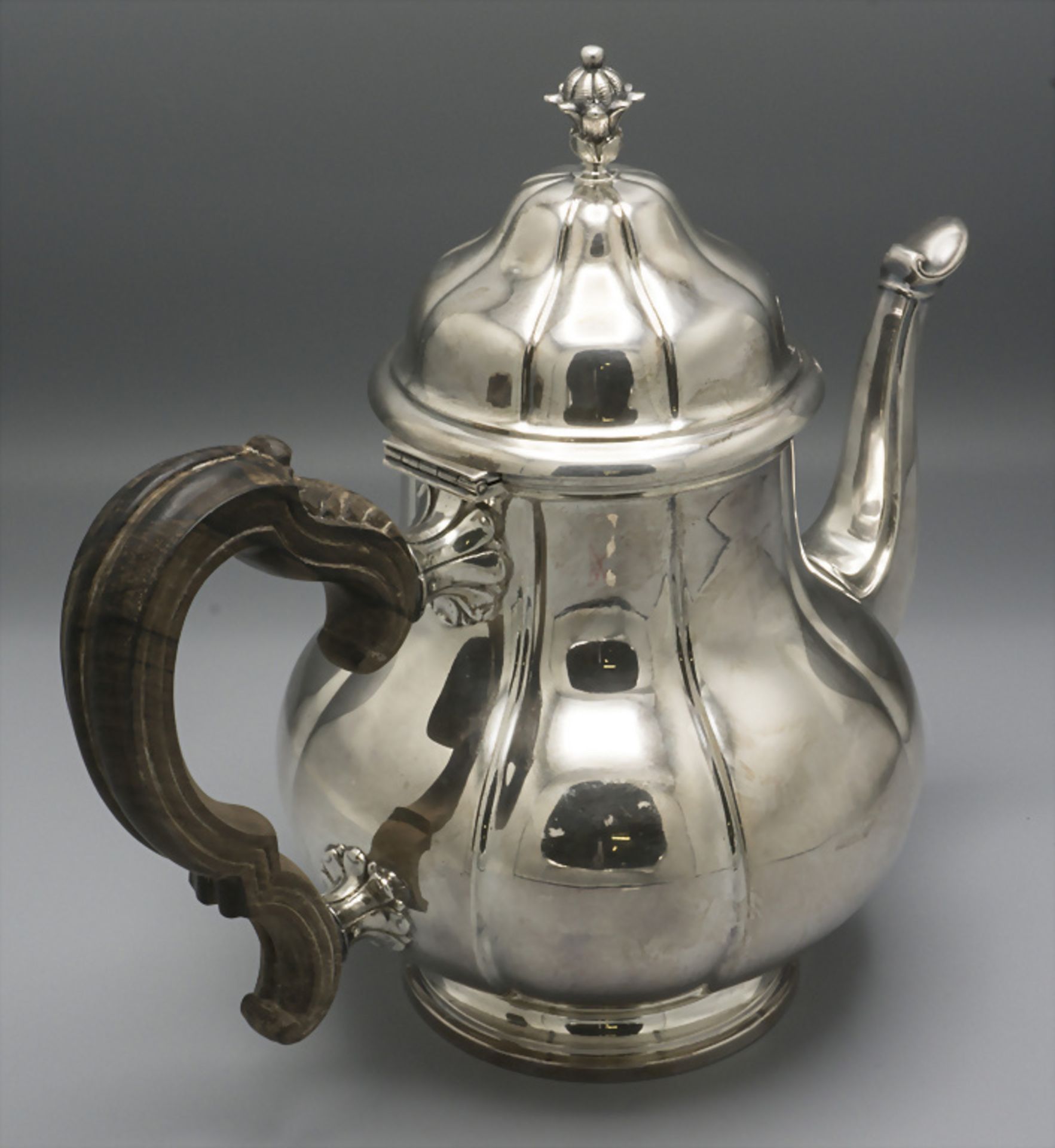 Teekanne / A silver tea pot, Belgien, um 1900 - Image 3 of 6