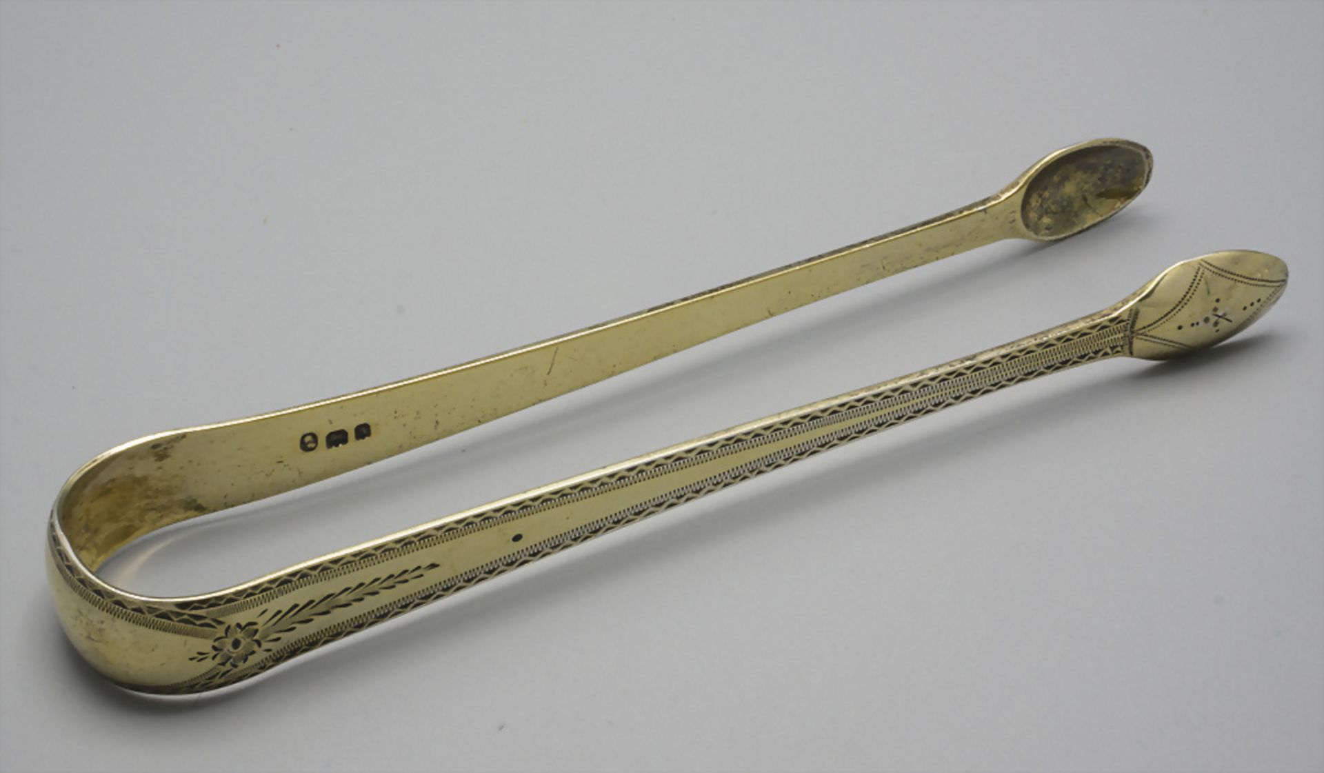 Zuckerzange / A silver sugar tongs, Geo. Smith & W. Fearn, London, 1796 - Image 2 of 3