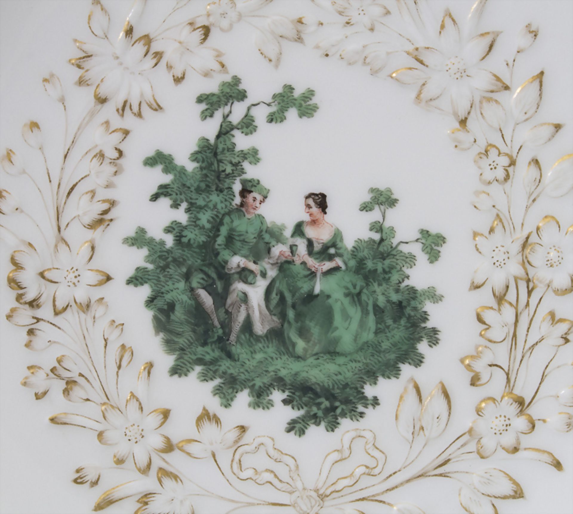 Zierteller / A decorative plate, Meissen, 19. Jh. - Image 2 of 5