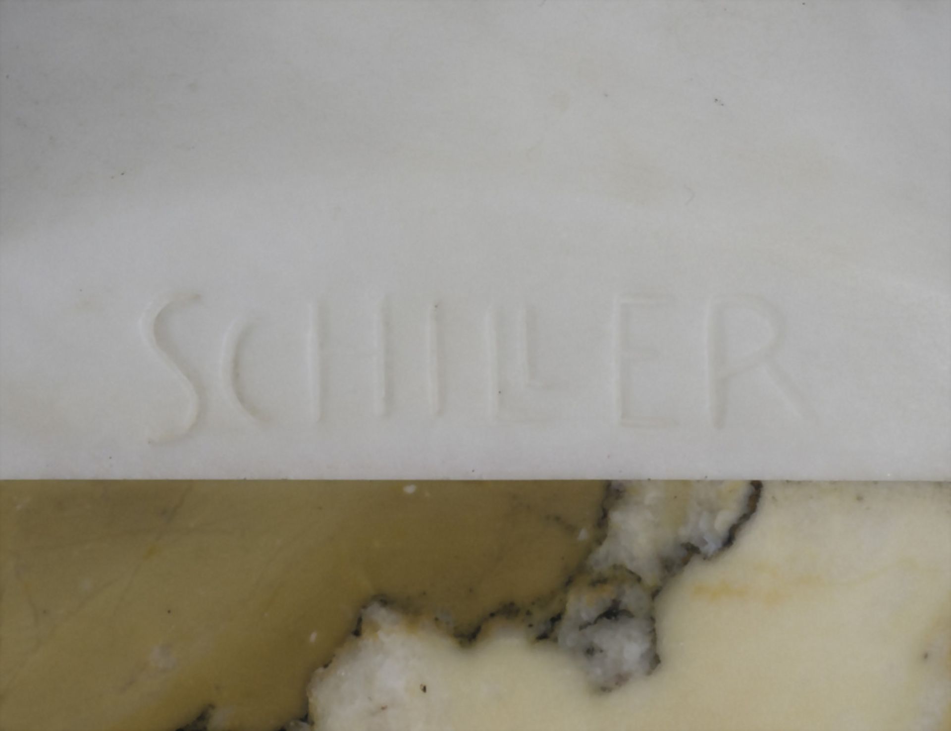 Friedrich Schiller Büste / A buste of Friedrich Schiller, Suteur, um 1900 - Bild 4 aus 5