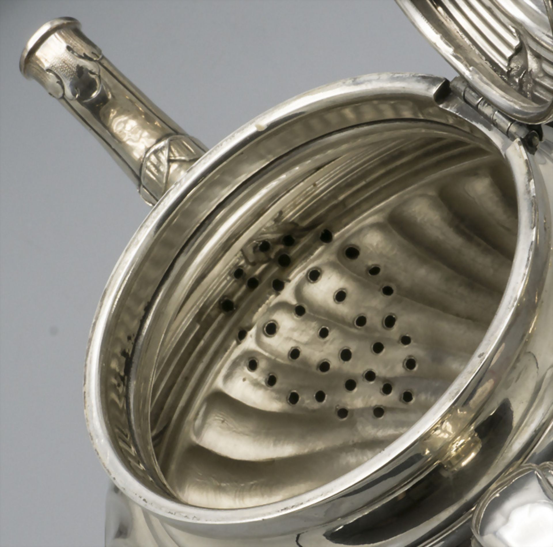 3-teiliger Teekern / A 3-part silver tea set, Koch & Bergfeld, Bremen, um 1920 - Image 6 of 10