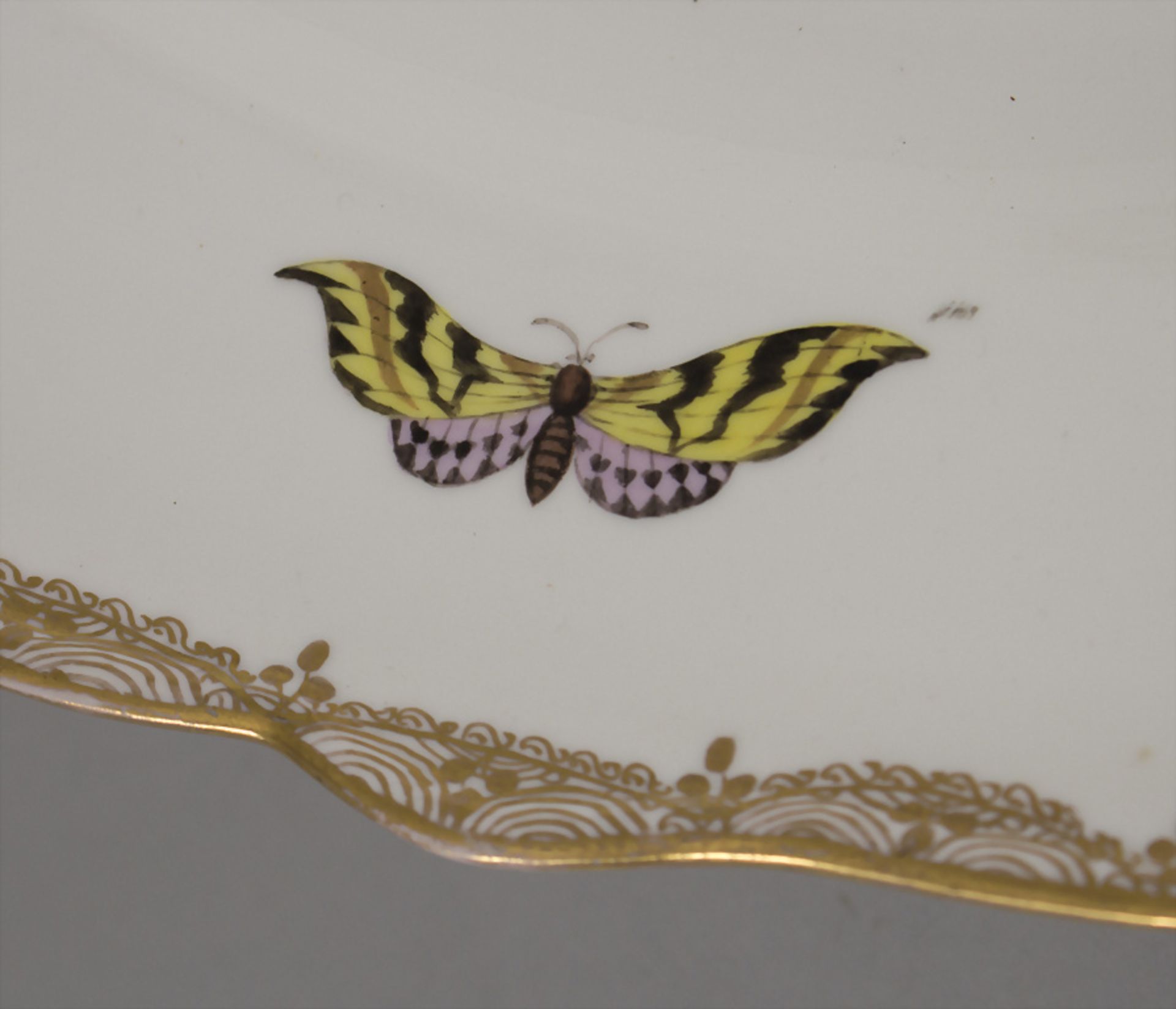 Große Prunkplatte / A large serving platter, Meissen, 19. Jh. - Image 3 of 5