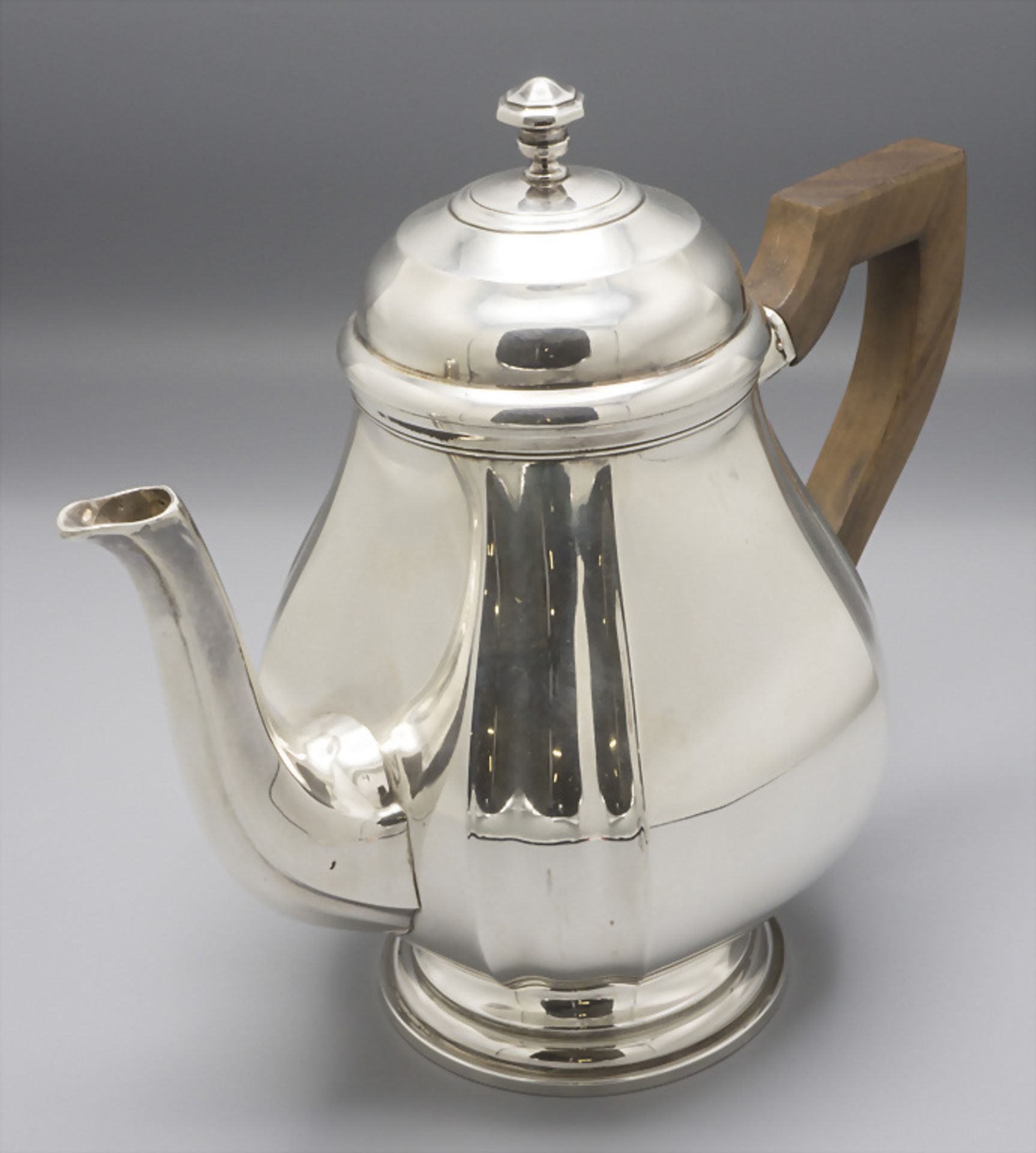 4-teiliger Kaffee- und Teekern / A 4-part silver tea and coffee set, Henri Lapparra, Paris, um 1930 - Image 2 of 10