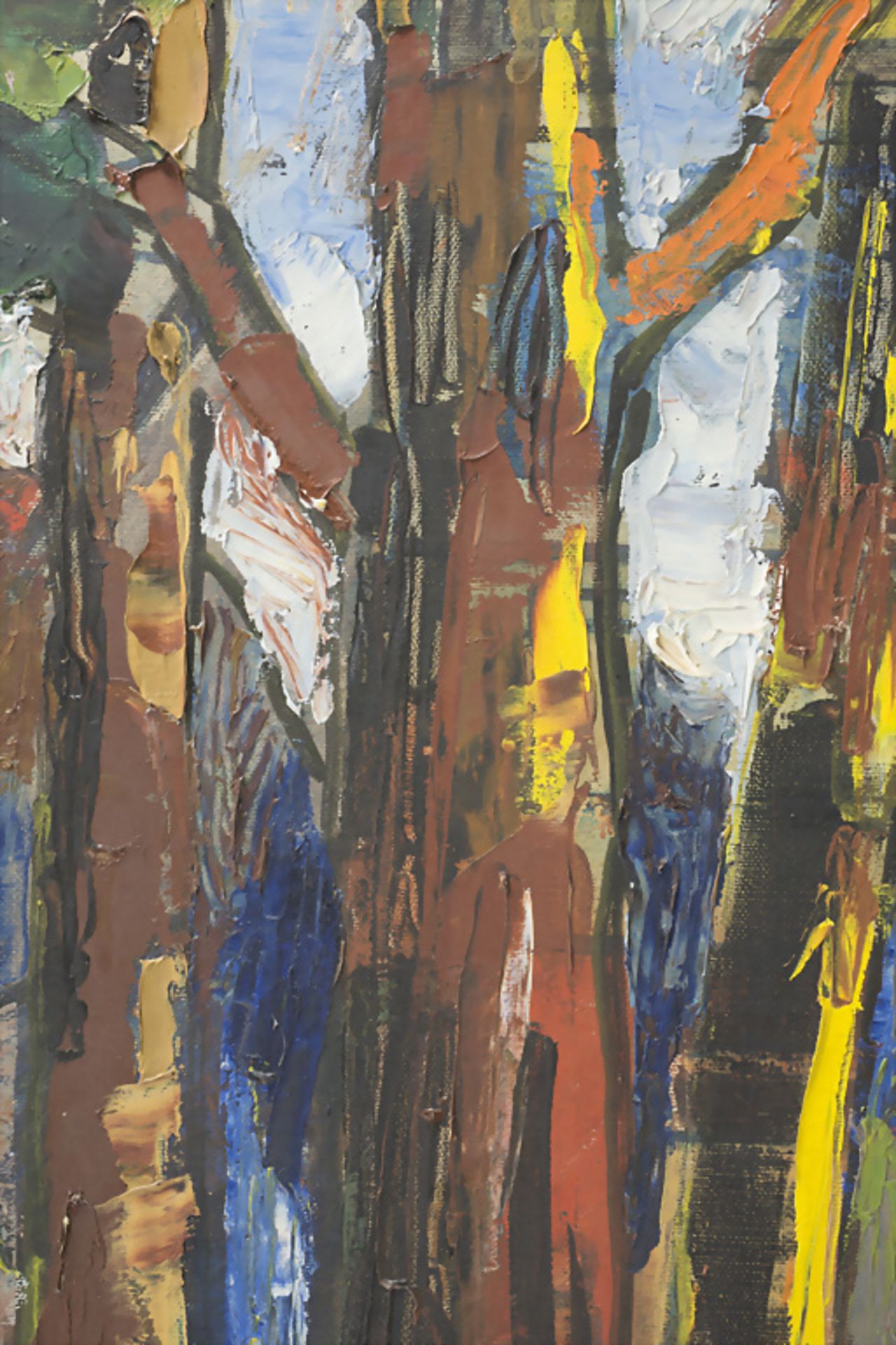 Abstrakte Waldlandschaft / An abstract forest landscape, um 1950 - Bild 4 aus 5