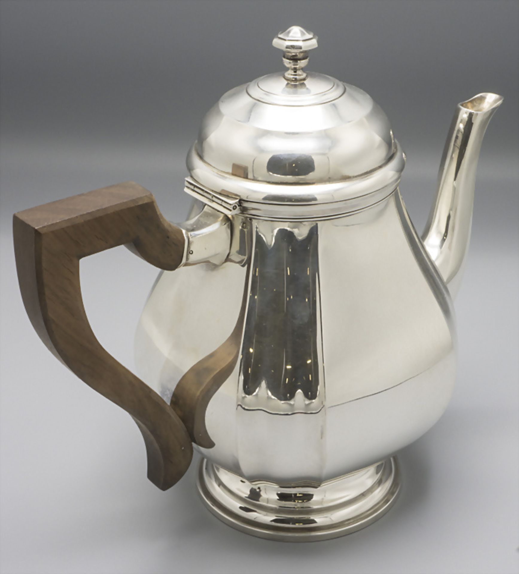 4-teiliger Kaffee- und Teekern / A 4-part silver tea and coffee set, Henri Lapparra, Paris, um 1930 - Image 3 of 10