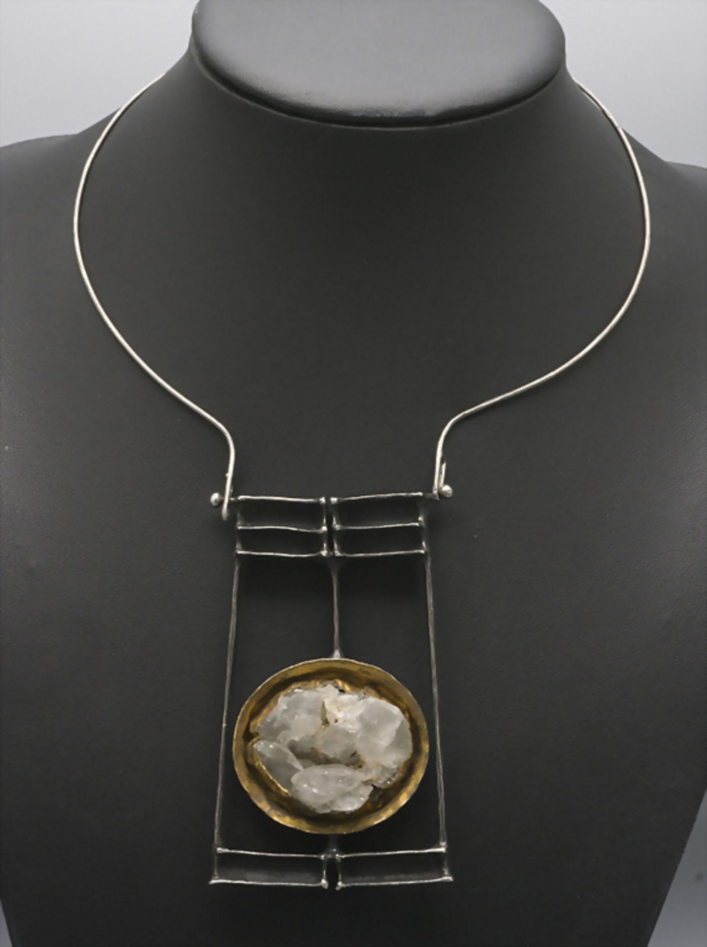 Silber Collier / A silver necklace, 20. Jh.