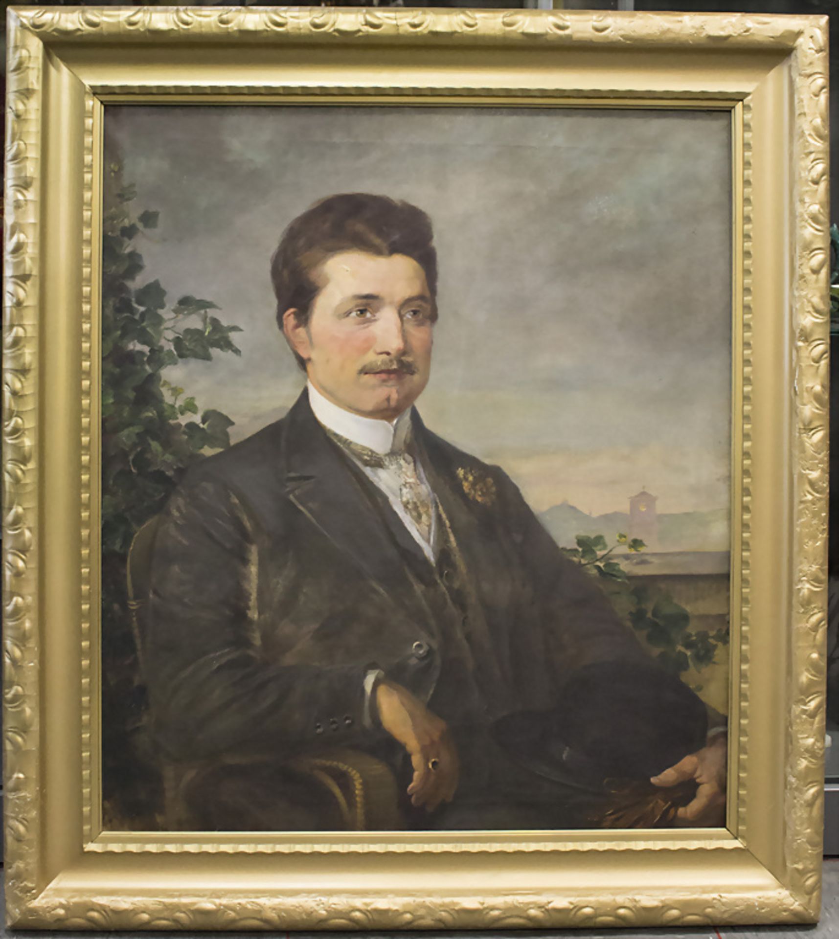Künstler des 19. Jh. 'Porträt eines pfälzischen Herren, Josef von ?' / 'Portrait of a ... - Image 2 of 6