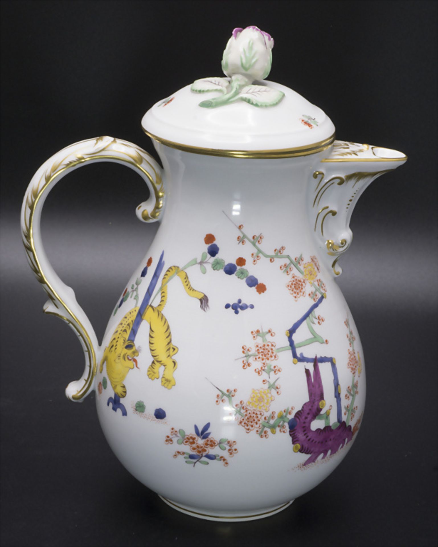 15 teiliges Mokkaservice / A 15 piece mocha set, Meissen, Pfeifferzeit, 1924-34 - Image 6 of 10