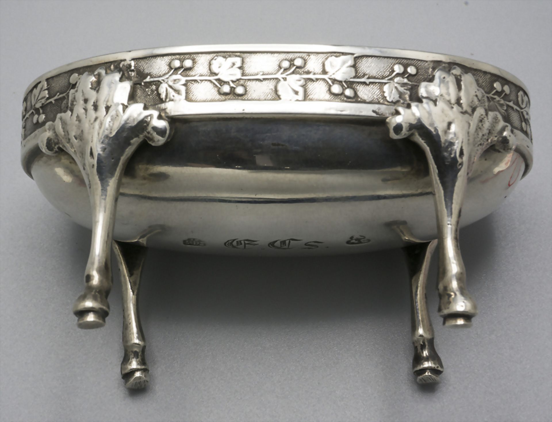 Paar Empire Salieren / An Empire pair of silver salt cellars, A. Asser, Wien, 1806 - Image 3 of 5