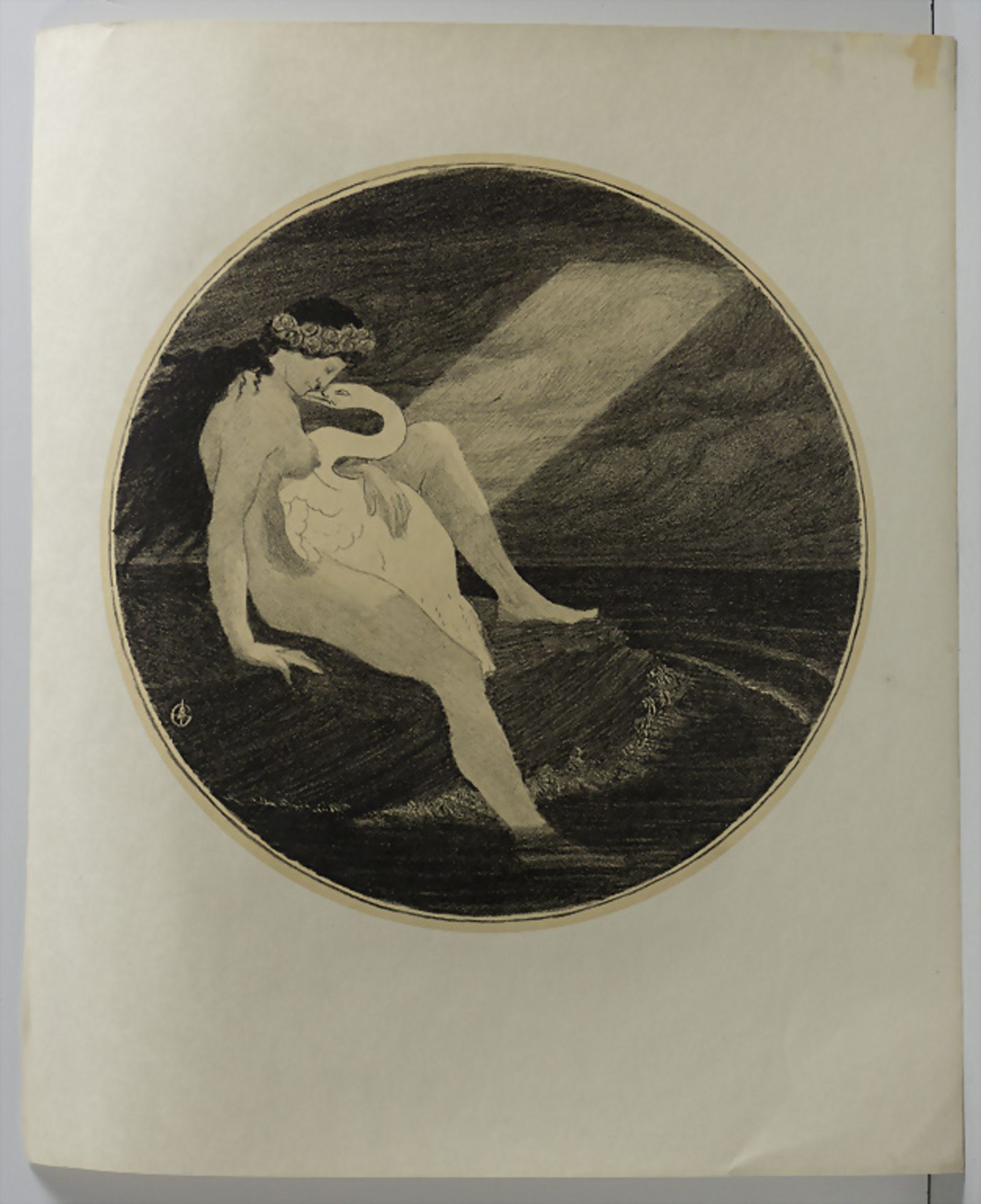 Daniel Greiner (1872-1943) 'Leda mit Schwan' / 'Leda with swan', um 1900 - Bild 2 aus 5