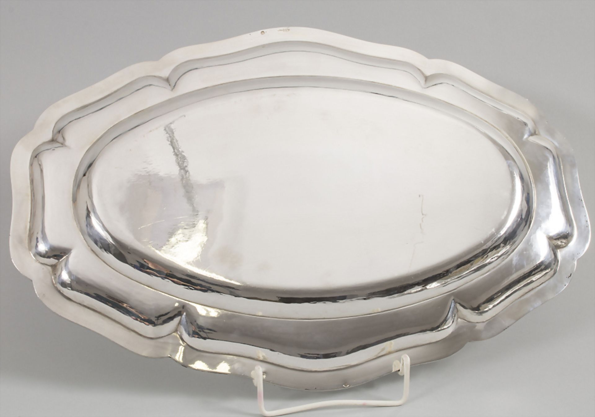 Paar ovale Platten / A pair of oval silver paltes, Léon Lapar, Paris, um 1900 - Image 4 of 7