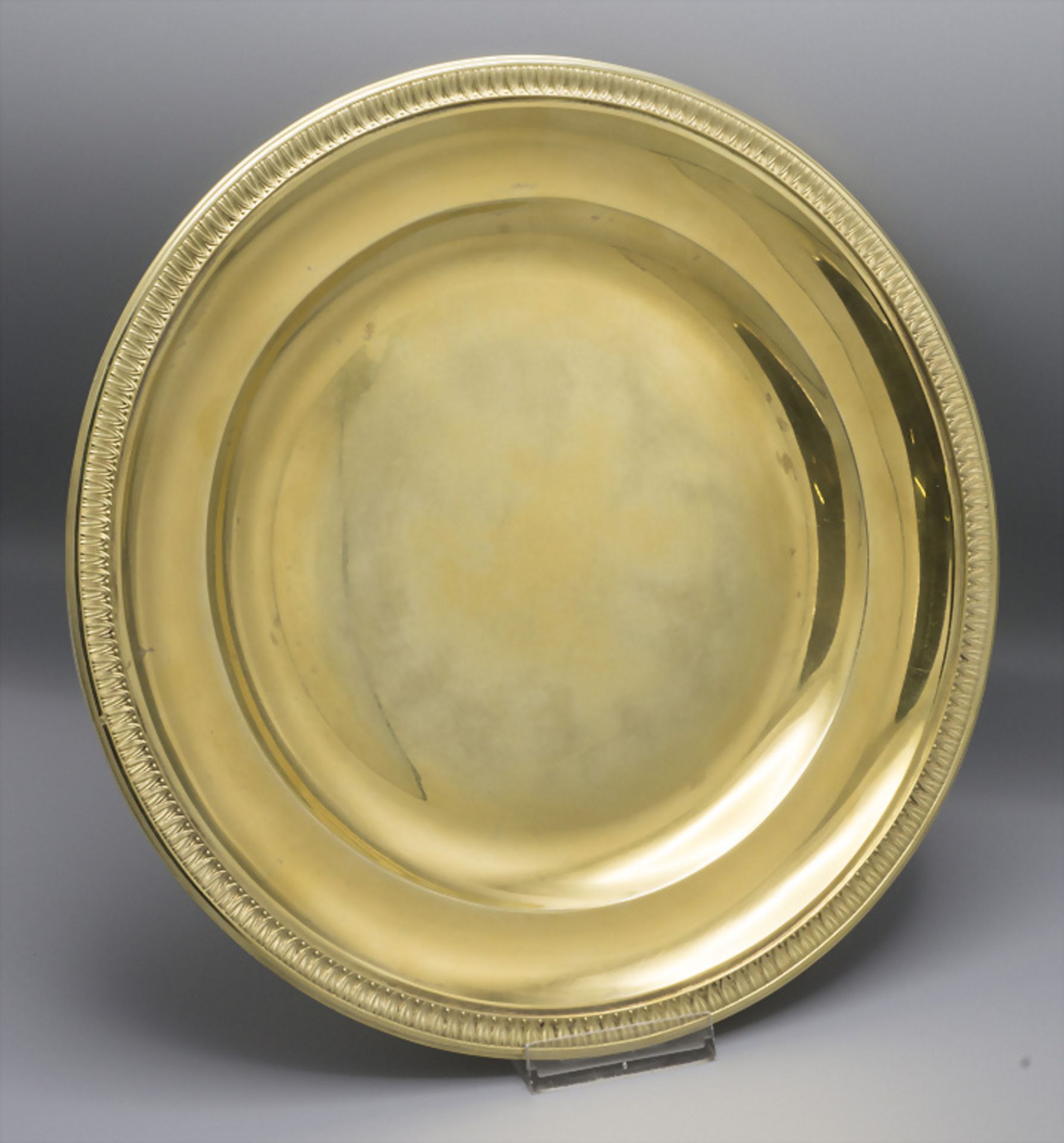 Deckelterrine auf Presentoire / A tureen with cover and plate, Emile Puiforcat, Paris, nach 1857 - Image 5 of 10