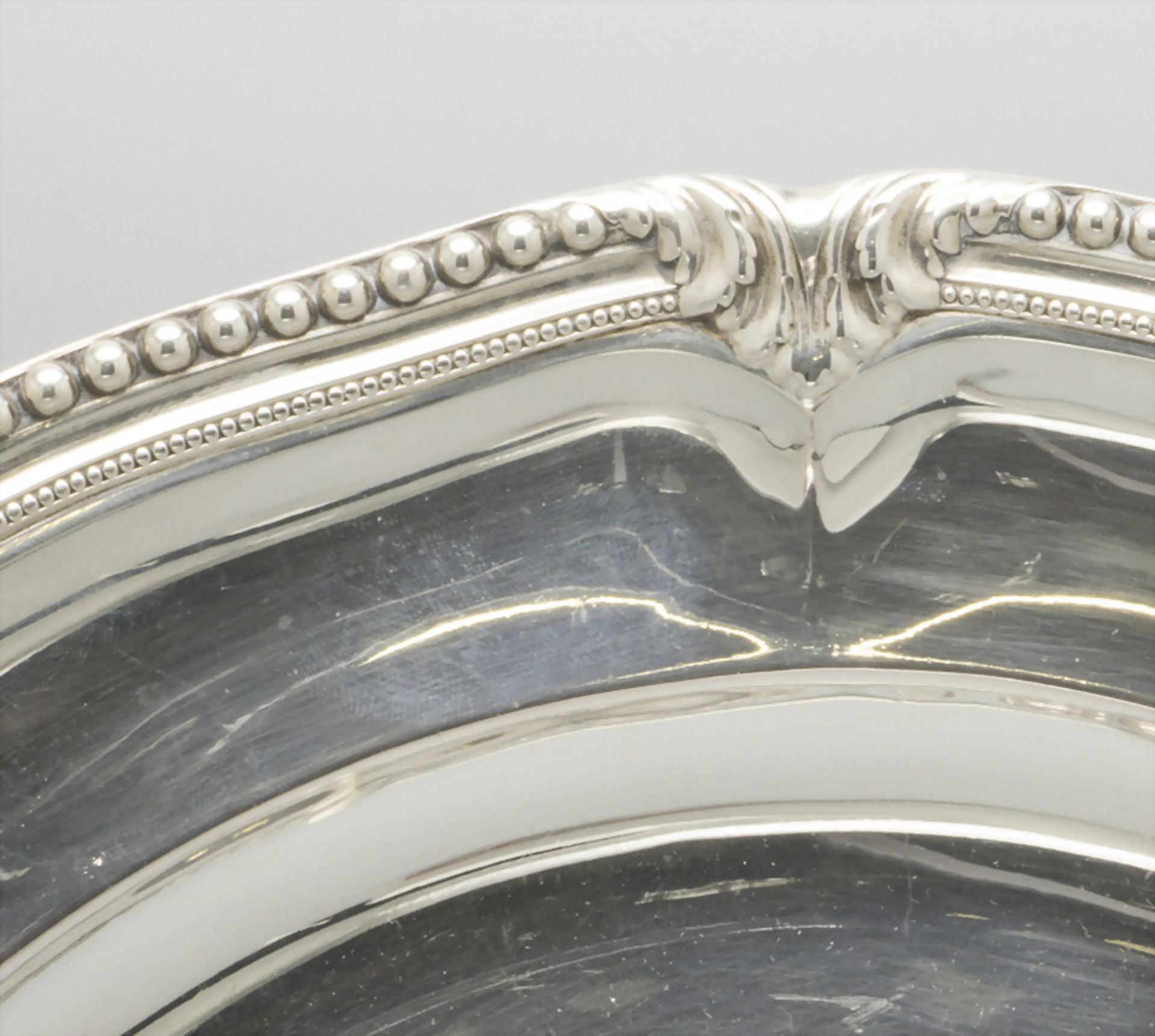 Silberplatte / A silver plate - Image 3 of 5