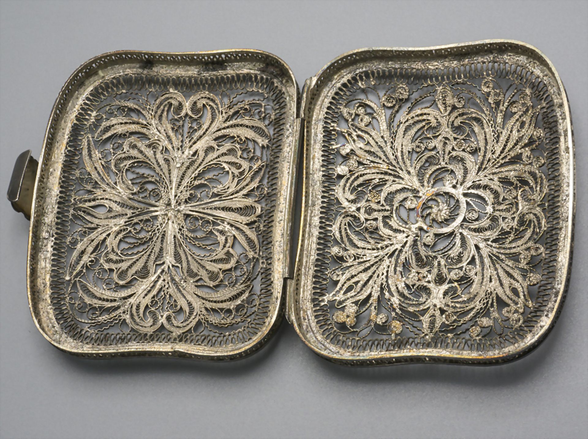 Filigranes Silber Etui / A filigree silver case - Image 3 of 4