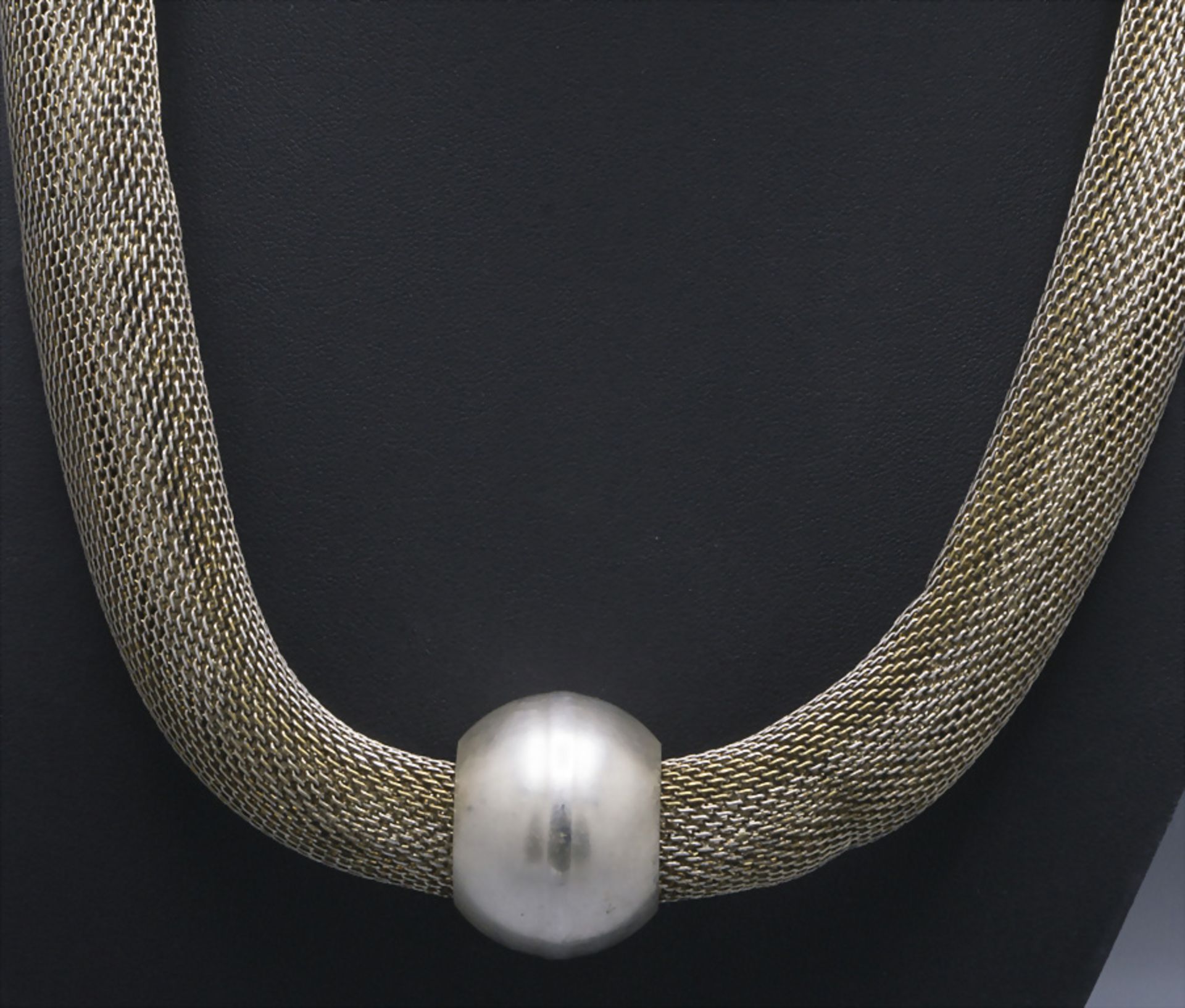 Silber Collier / A silver necklace, 20. Jh. - Bild 2 aus 3