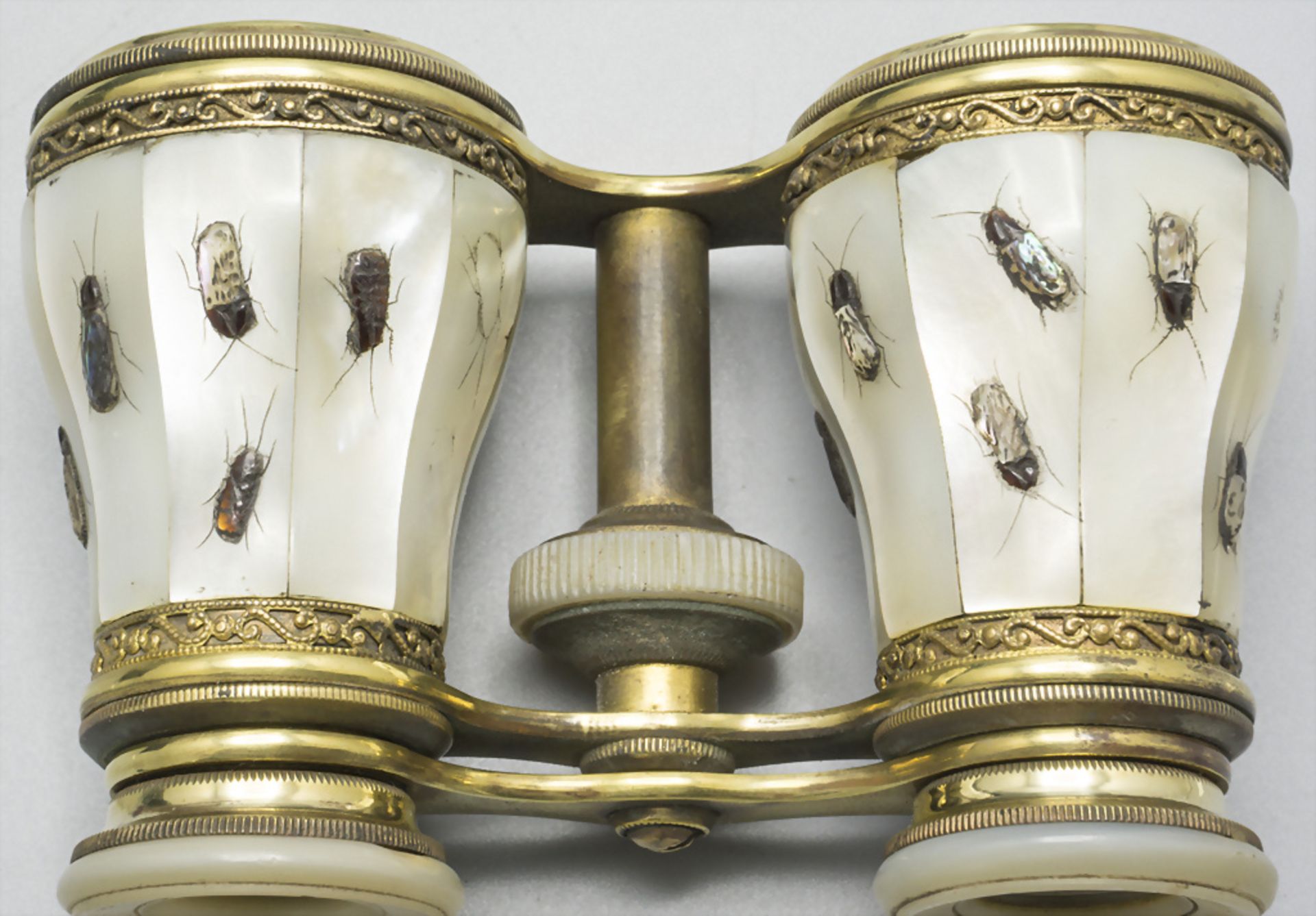 Opernglas mit Shibayama Insekten / Opera glasses with Shibayama insects, Meiji-Periode, Japan, ... - Bild 4 aus 7