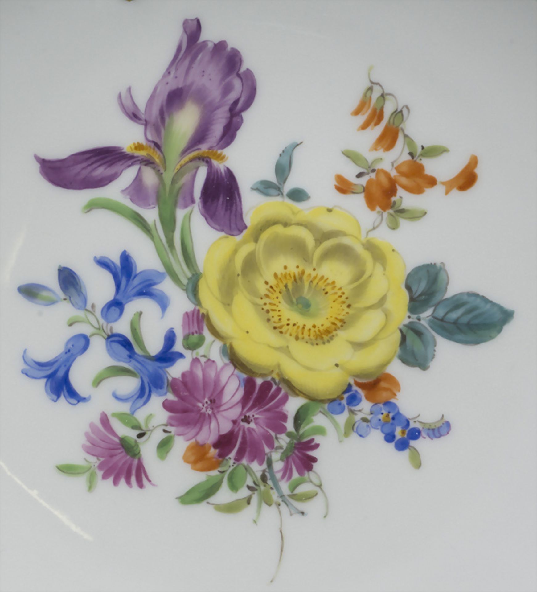 Prunkteller / A splendid plate, Meissen, 20. Jh. - Image 3 of 5