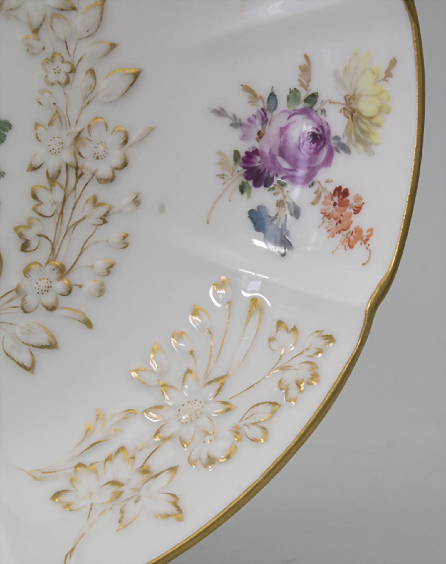 Zierteller / A decorative plate, Meissen, 19. Jh. - Bild 3 aus 5