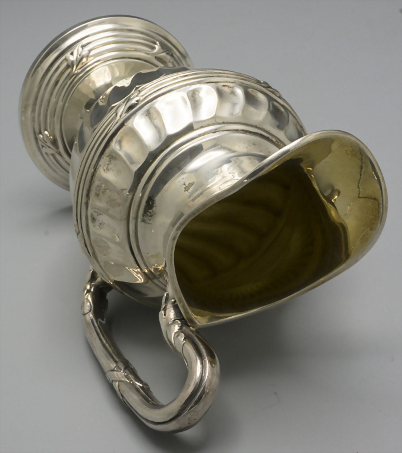 3-teiliger Teekern / A 3-part silver tea set, Koch & Bergfeld, Bremen, um 1920 - Image 10 of 10