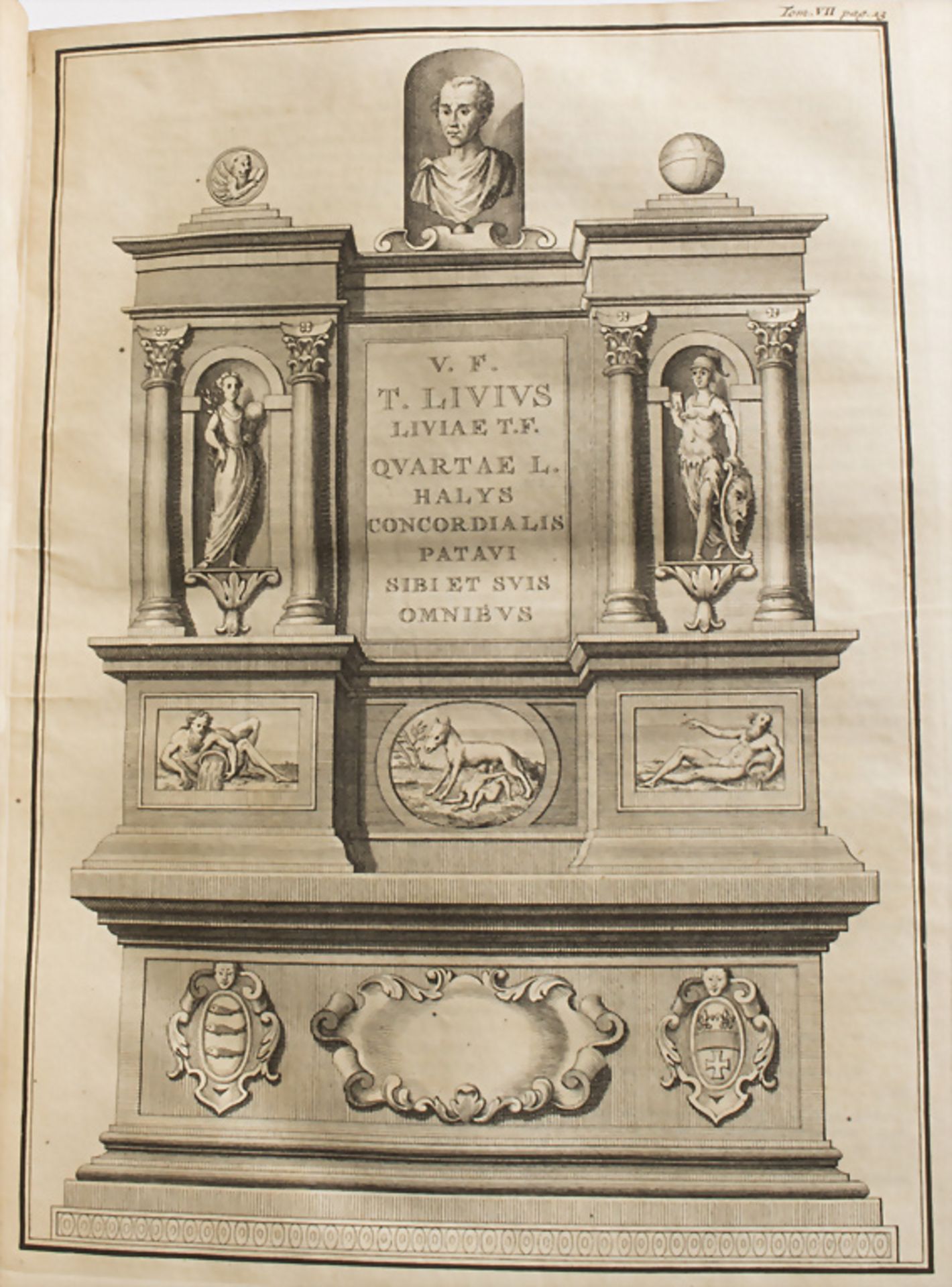 Titus livius Patavinus: Historiarum Ab Urbe Condita, 1746 - Image 3 of 4