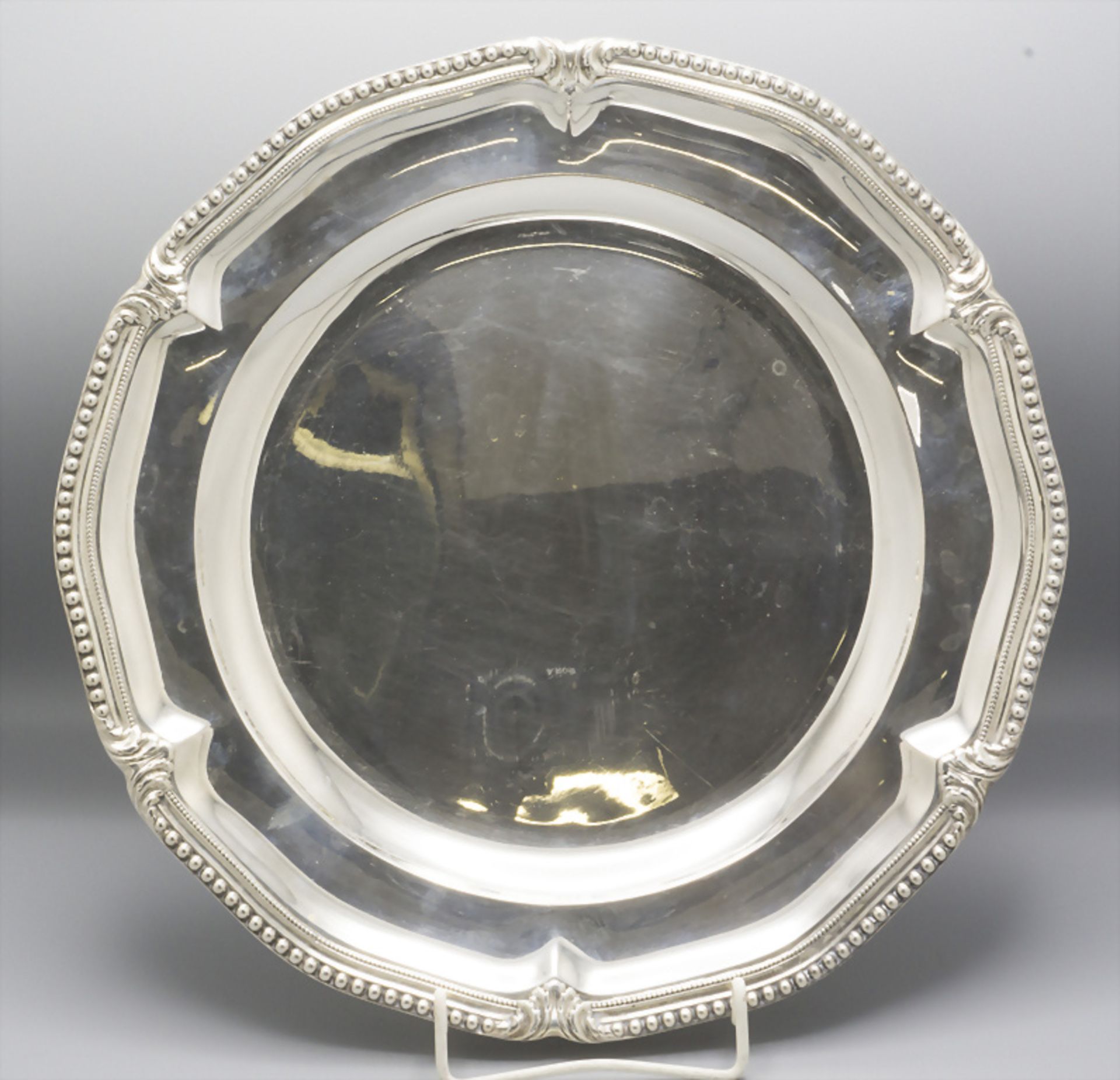 Silberplatte / A silver plate - Image 2 of 5