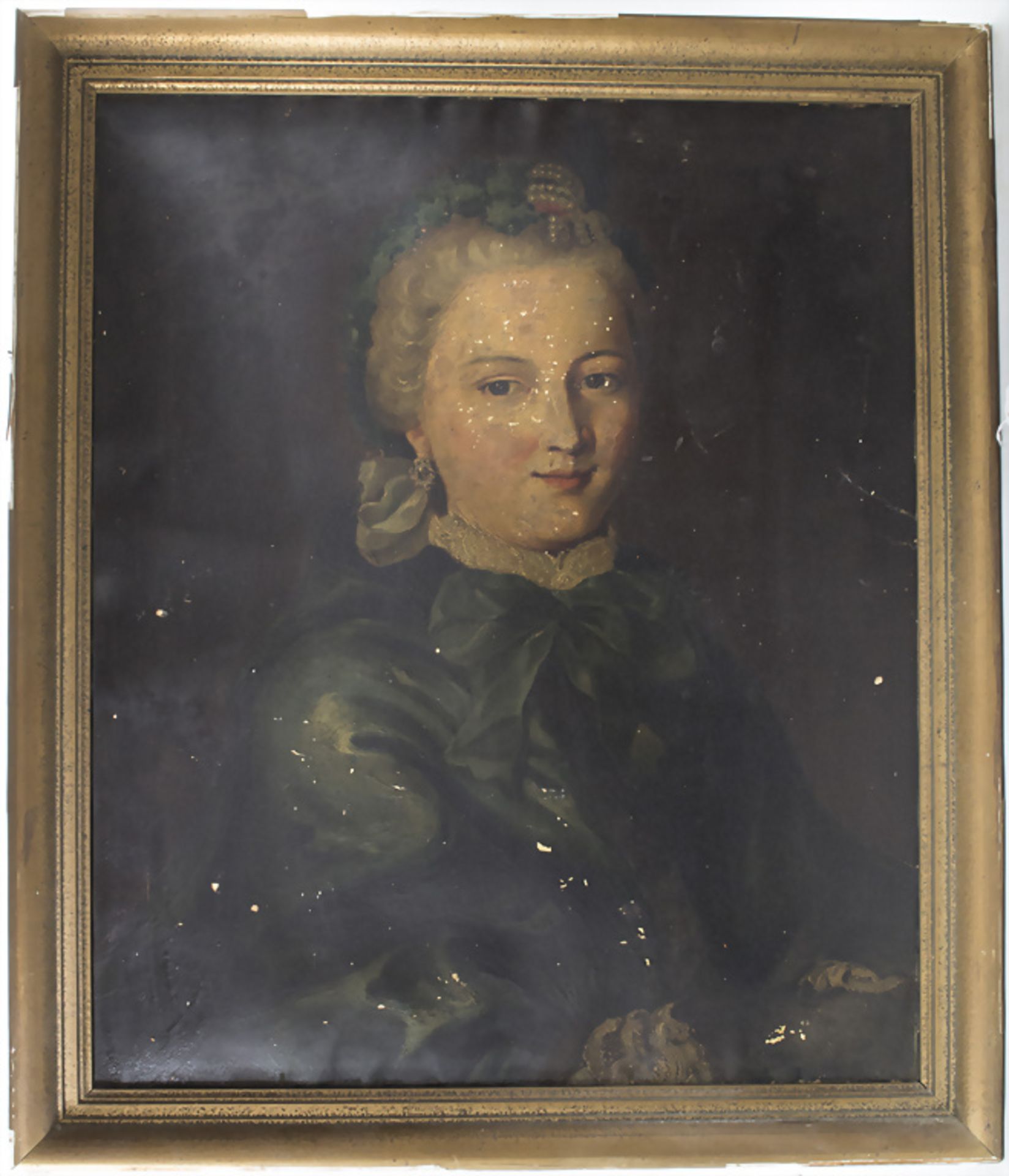 Nach Heinrich Tischbein (1722-1789), 'Blaue Dame (Wilhelmine Caroline Amalie Appell, geb. ... - Image 3 of 6