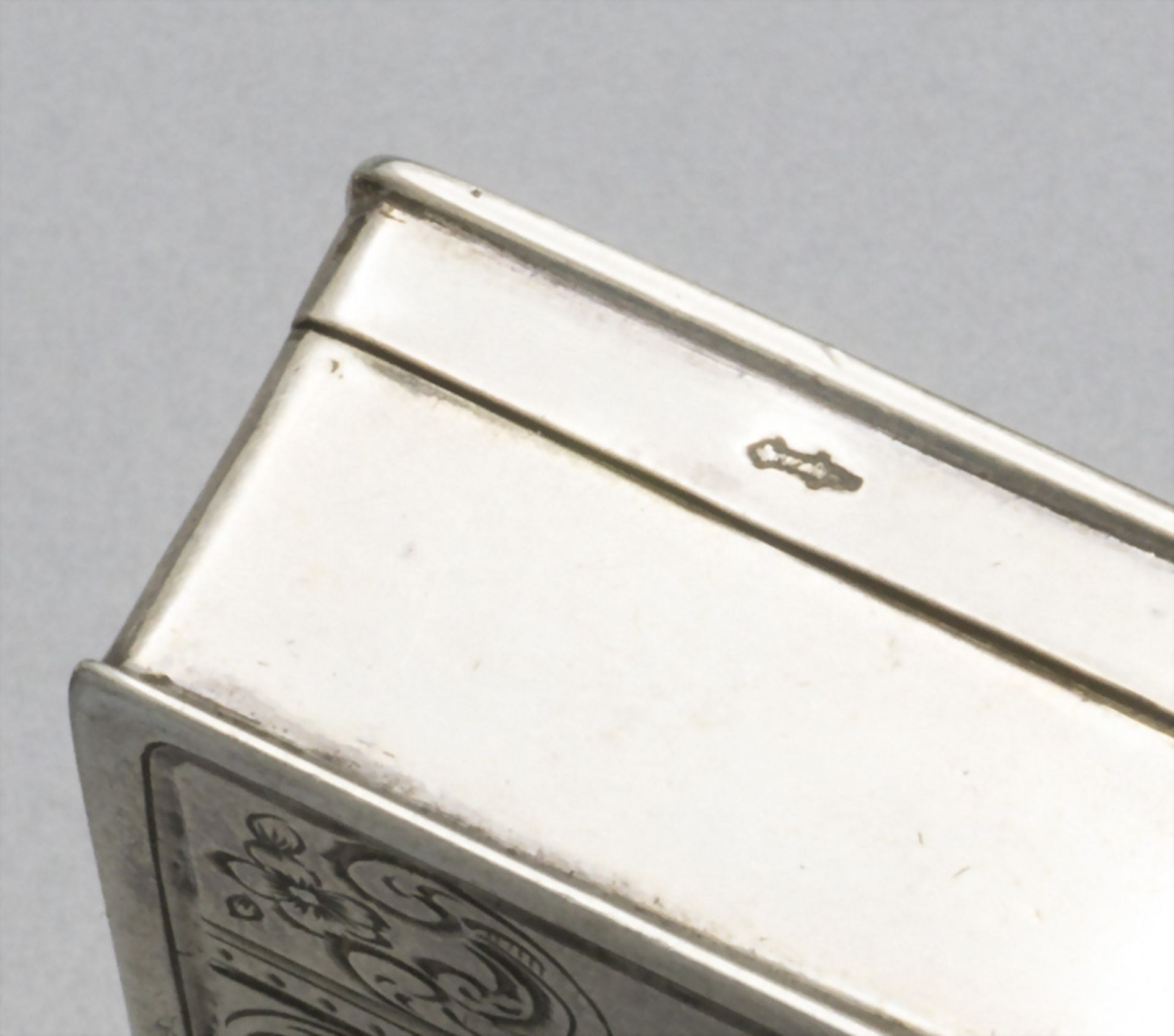 Sammlung von 7 Dosen / A collection of 7 silver boxes, 19. Jh. - Image 4 of 4