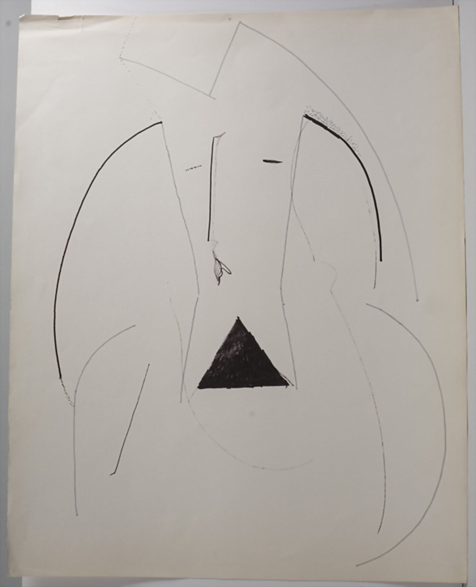 Künstler des 20. Jh., 'Abstrakter, weiblicher Akt / 'Abstract female nude', wohl deutsch