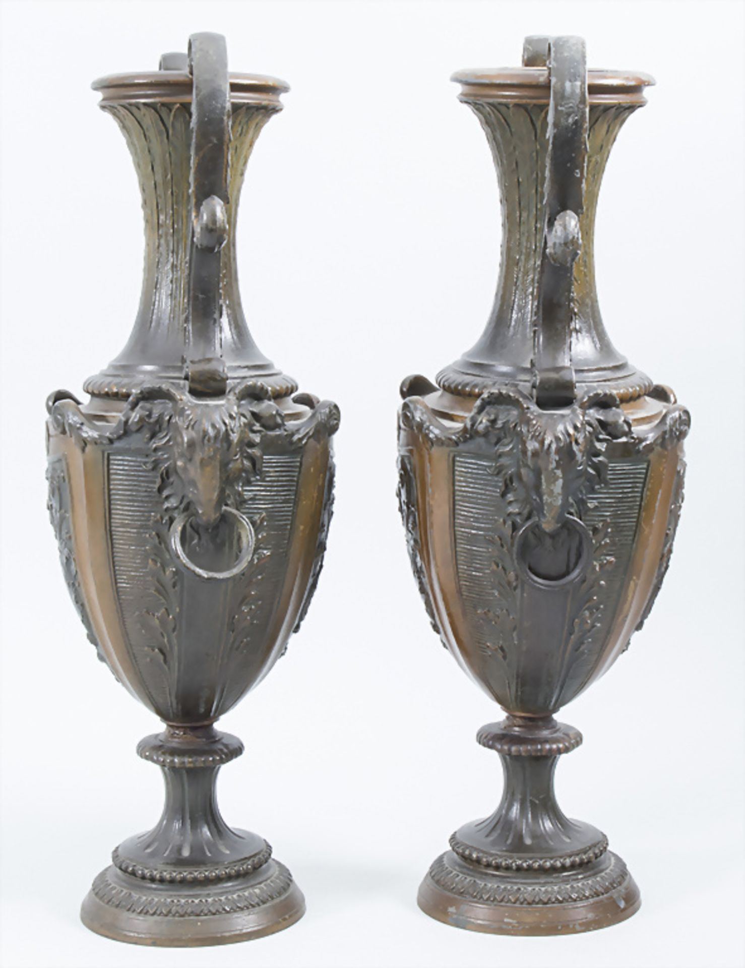 Zwei Historismus Vasen / Two Historicism vases, Paris, um 1900 - Bild 2 aus 6