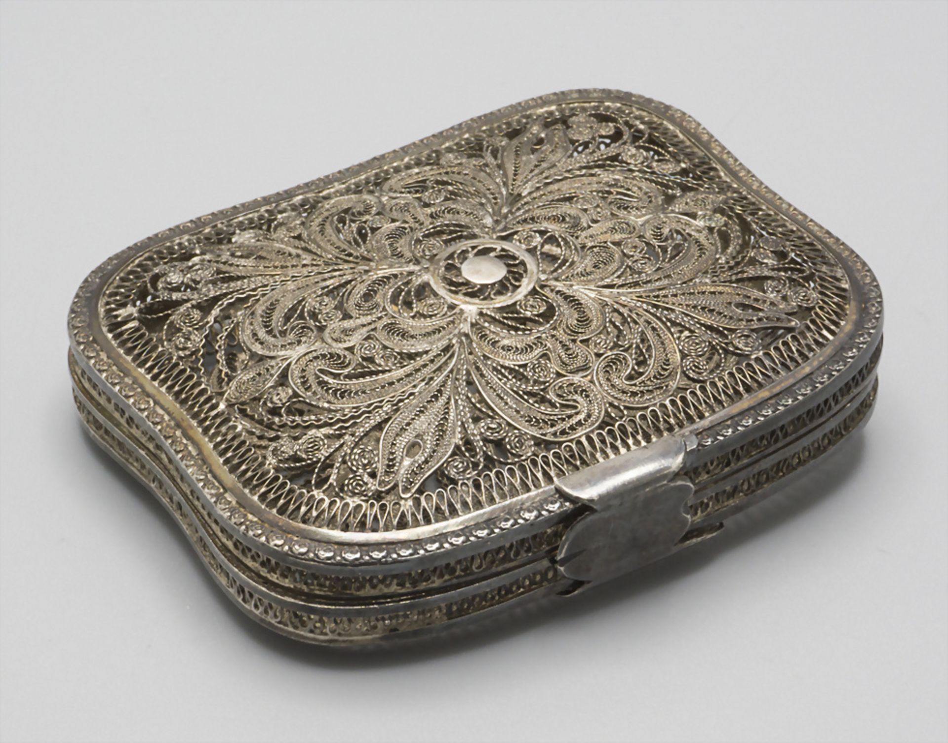 Filigranes Silber Etui / A filigree silver case