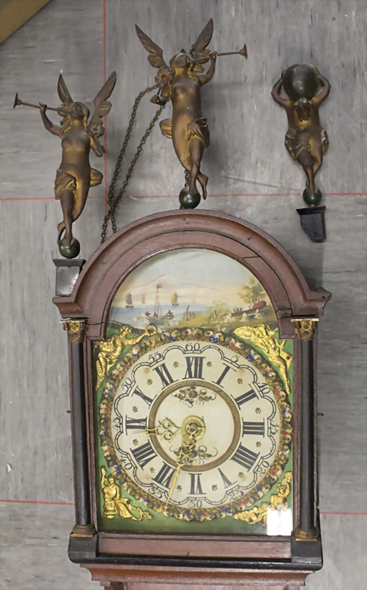 Wanduhr / A wall clock, 20. Jh. - Image 4 of 6