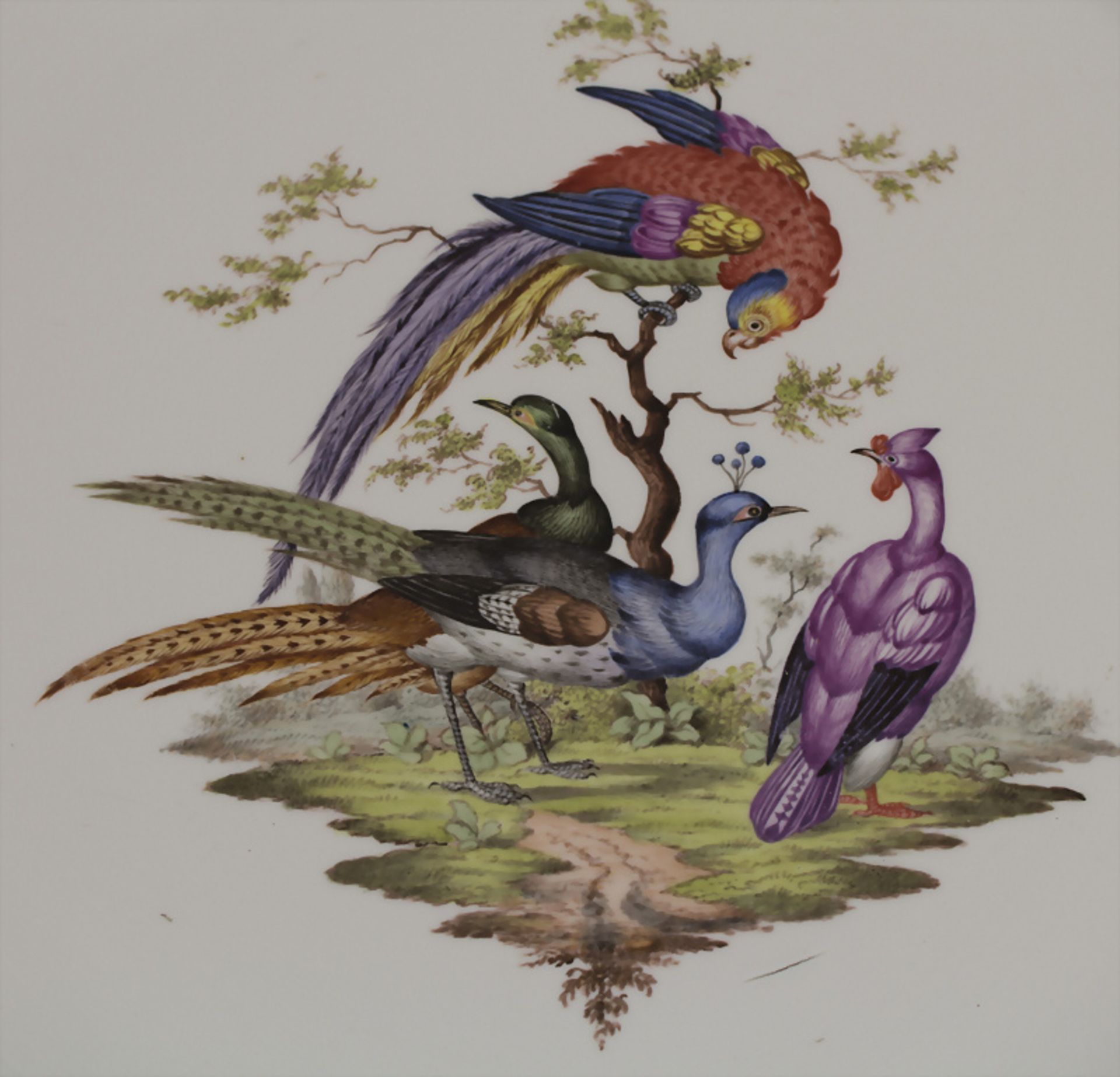 Große Prunkplatte / A large serving platter, Meissen, 19. Jh. - Image 2 of 5