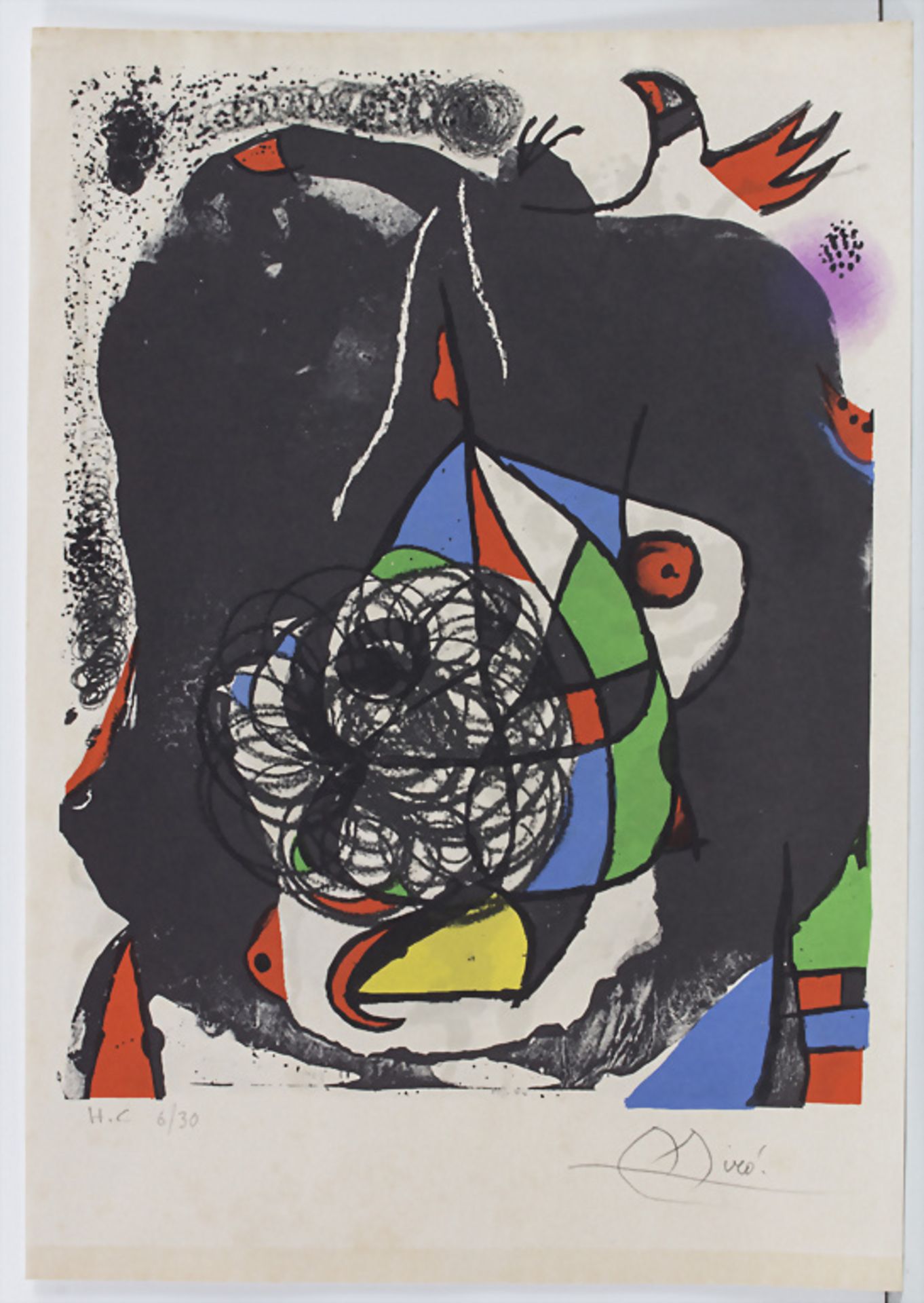 Joan Miró (1893-1983), 'Les Révolutions Scéniques Du Xxe Siècle' (M1079) / 'The Scenic ...