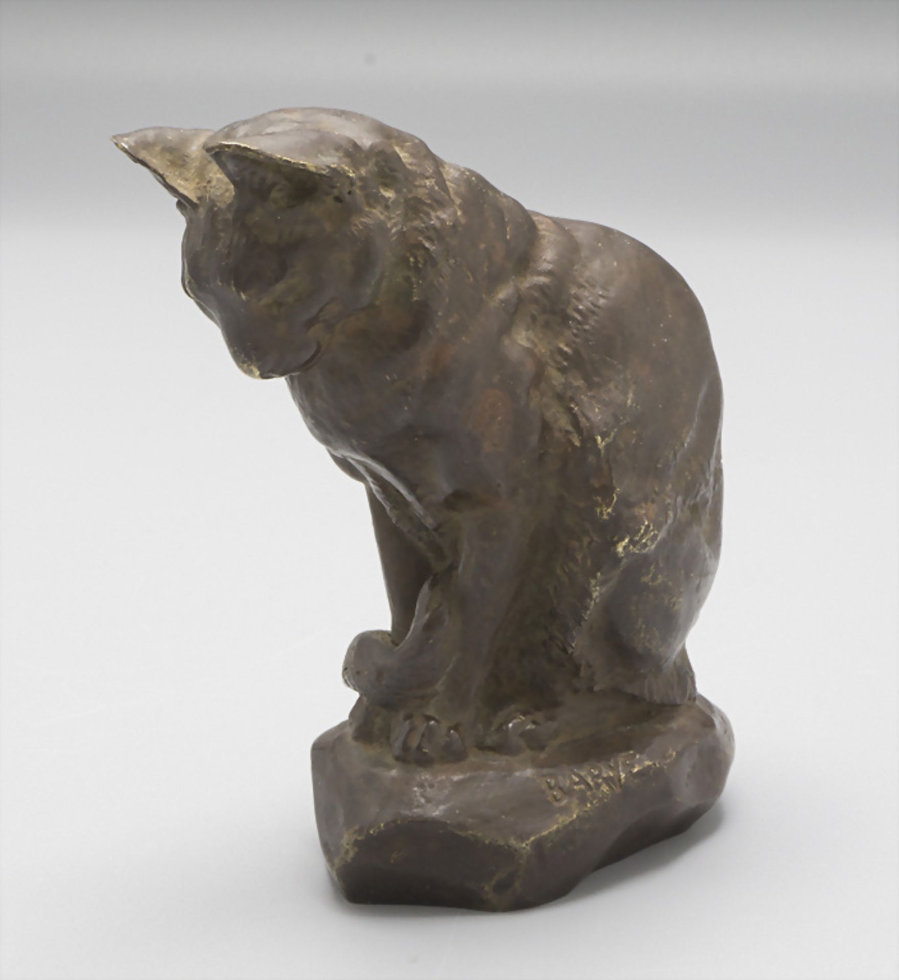 Antoine-Louis Barye (1795-1875), 'Katze' / 'Cat', Paris