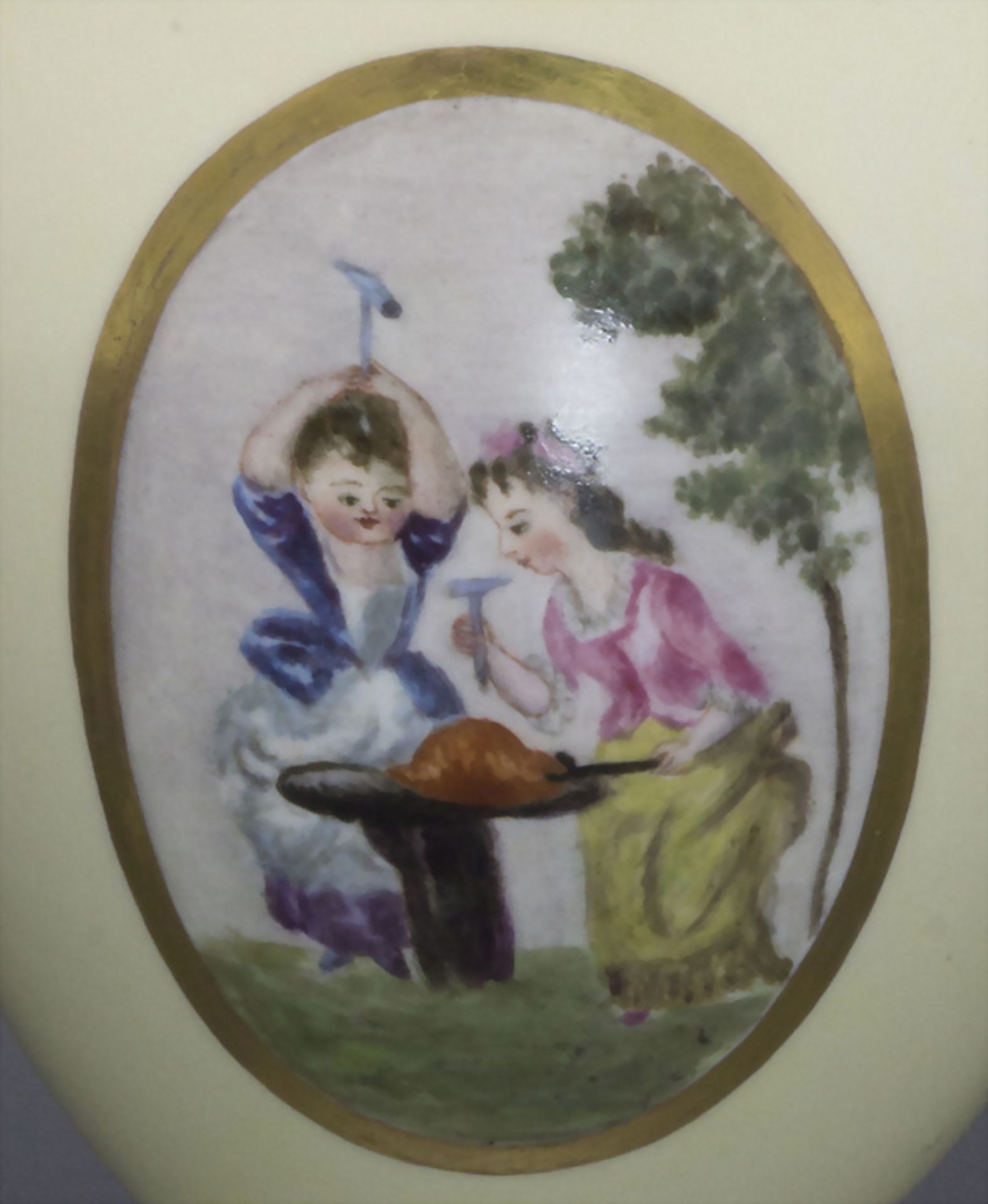 Kaffeekanne / A coffee pot, Meissen, um 1840 - Image 4 of 8