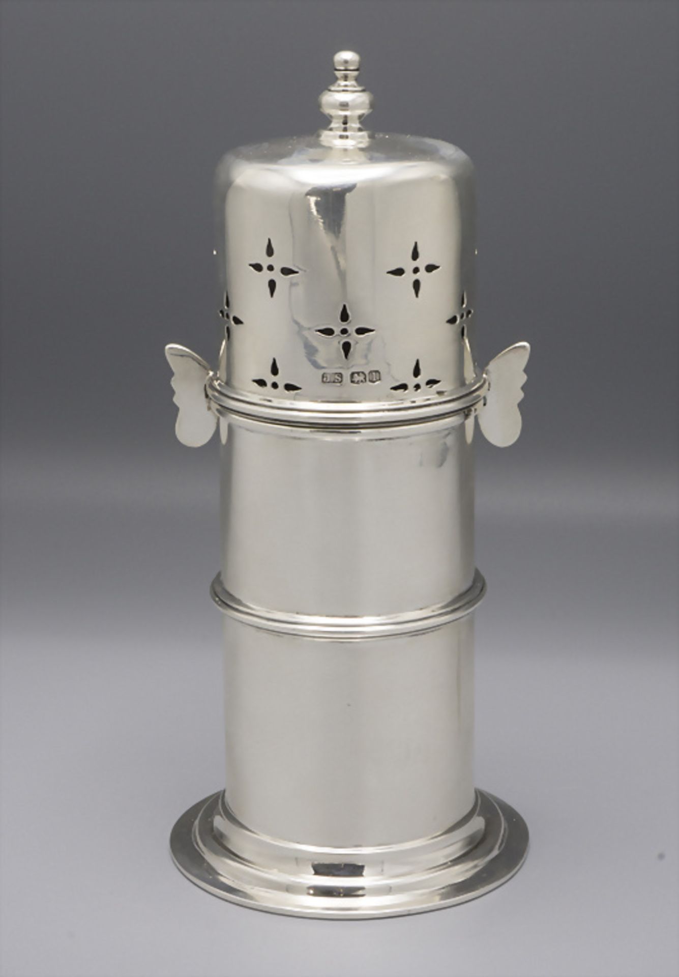 Zuckerstreuer / A silver sugar caster, Stevenson & Law, Sheffield, 1903 - Image 2 of 6