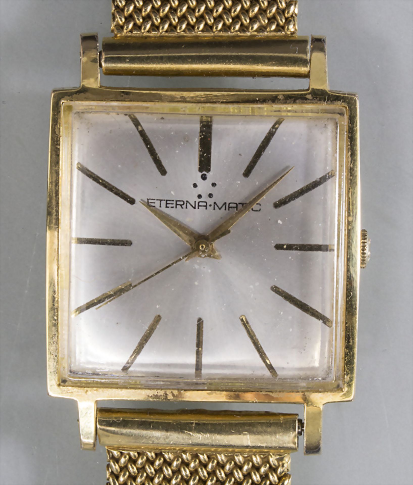 HAU Eternamatic / A men's 18k gold wristwatch, Swiss, um 1960 - Image 6 of 9