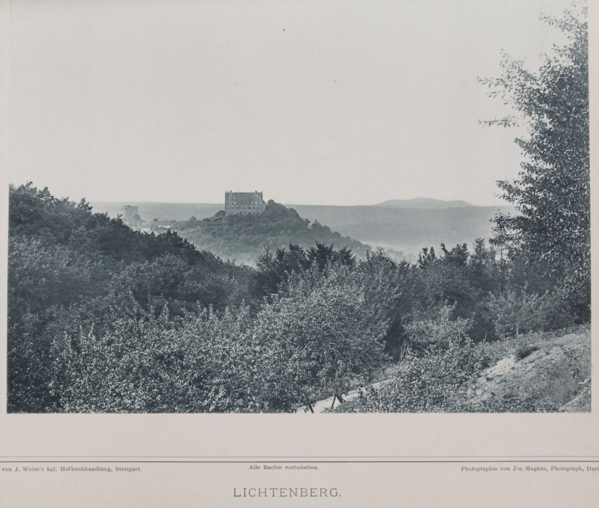 Th. Lorentzen: 'Der Odenwald in Wort und Bild, Stuttgart', 1900-1905 - Image 2 of 5