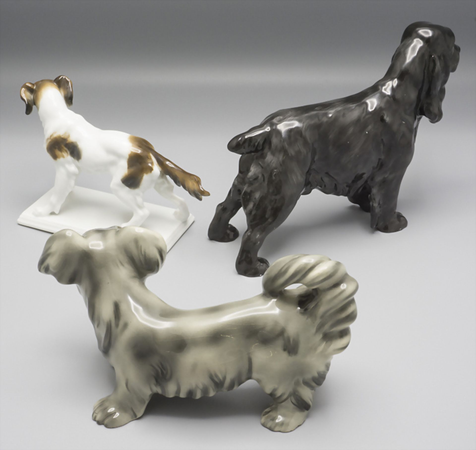 Konvolut 3 Hunde / A collection of 3 dogs, Steffl, Royal Doulton, Karl Ens, 20. Jh. - Bild 2 aus 5