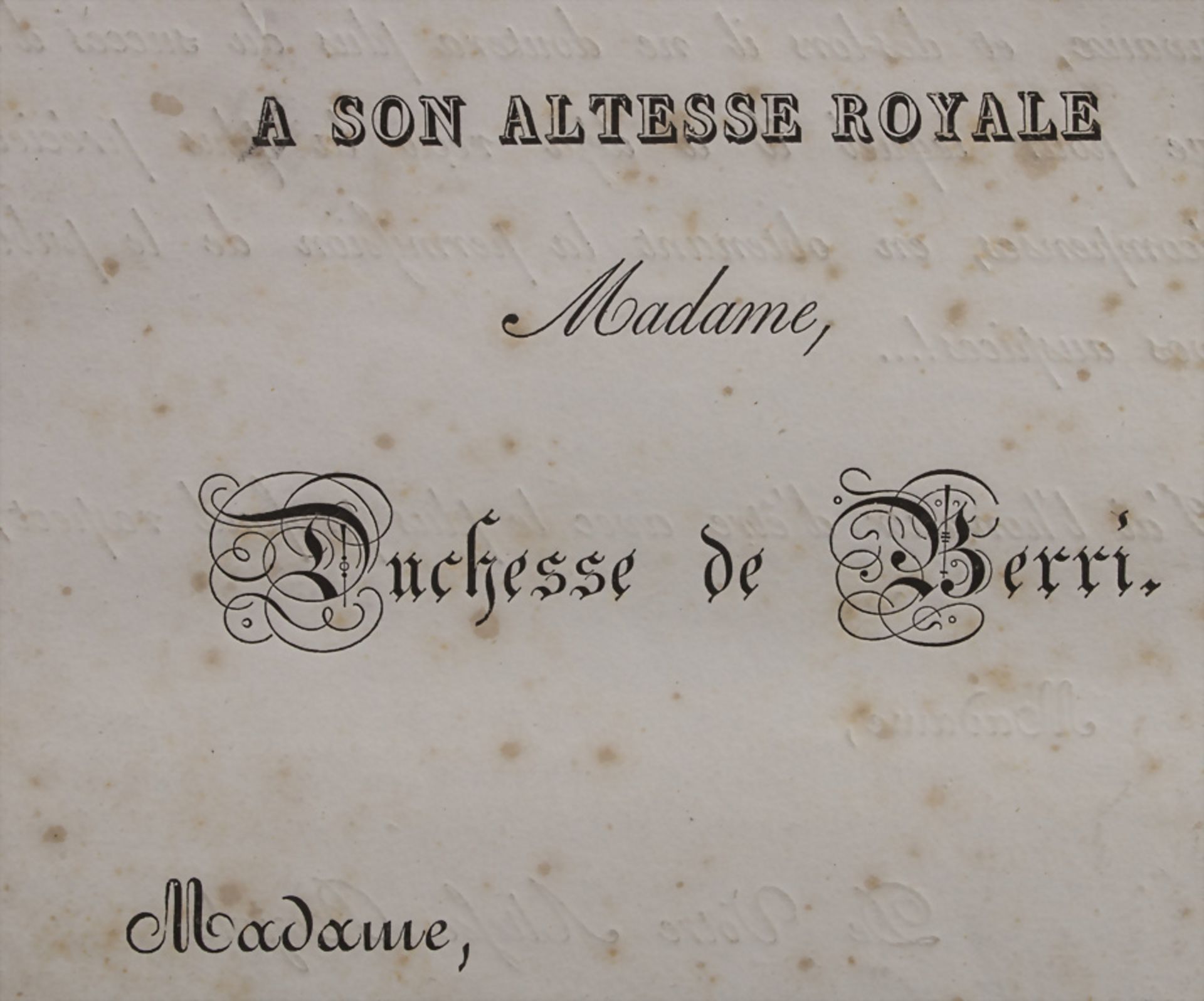 P. Hédouin: 'Souvenir du département du Pas-de-Calais. A son Altesse Royale Madame (Caroline), ... - Image 4 of 4