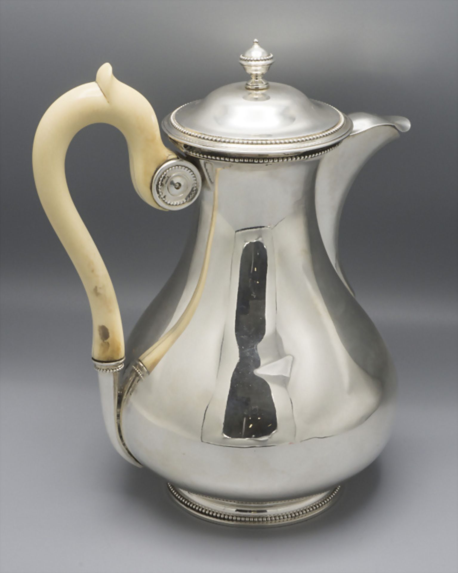 Weinkrug / A silver wine jug, Belgien, 19. Jh. - Image 2 of 5